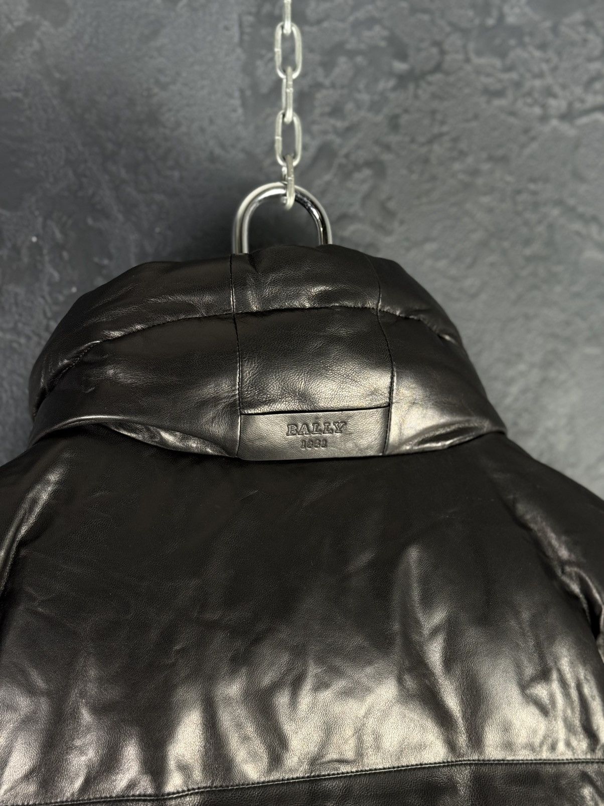 Bally RRP $3,300 BALLY Women’s Lamb Leather Puffer Jacket Vest Size M / US 6-8 / IT 42-44 - 12 Thumbnail