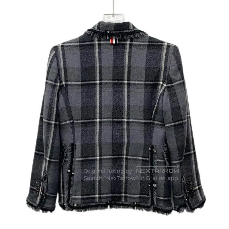 Thom Browne Thom Browne Gray Wool Women’s Jacket . Size S / US 4 / IT 40 - 2 Thumbnail