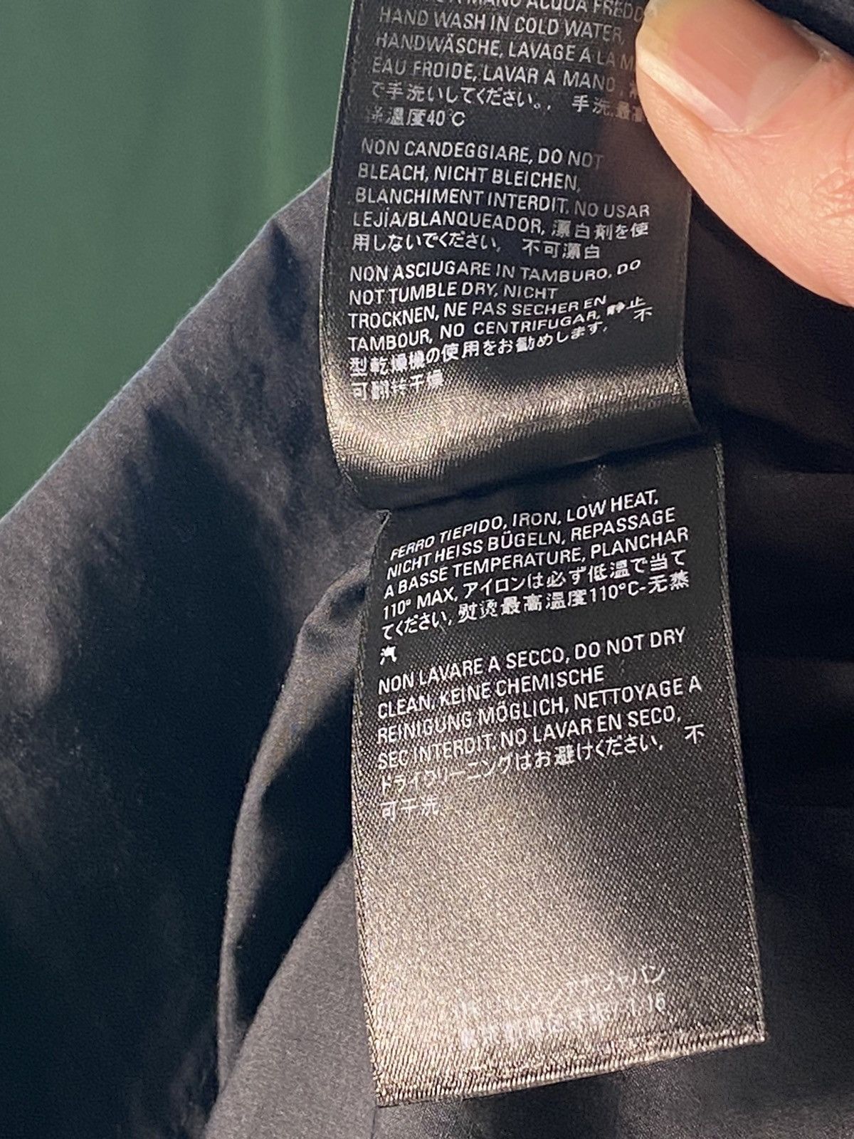 Balenciaga Dry Cleaning Logo Button Up Size US XS / EU 42 / 0 - 6 Thumbnail