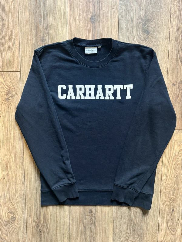 Carhartt × Carhartt Wip Carhartt WIP Sweatshirt Crewneck Logo College Sweat S Size US S / EU 44-46 / 1 - 1 Thumbnail
