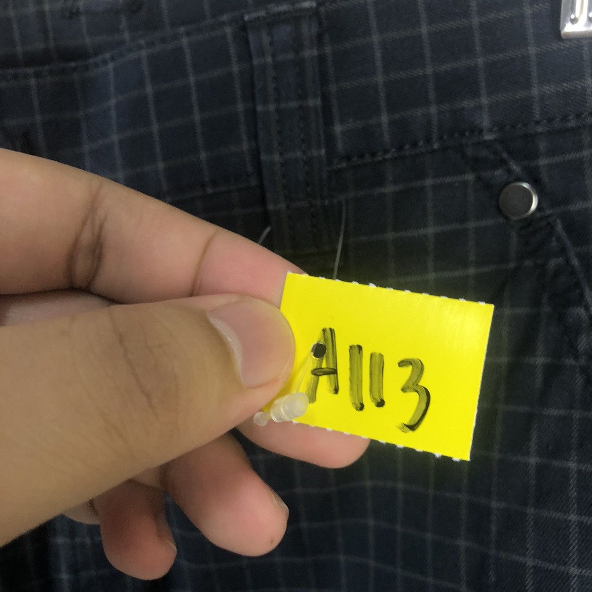 Japanese Brand Ignio Black Checkred Cargo Multipocket Pants #A113 Size US 34 / EU 50 - 10 Thumbnail