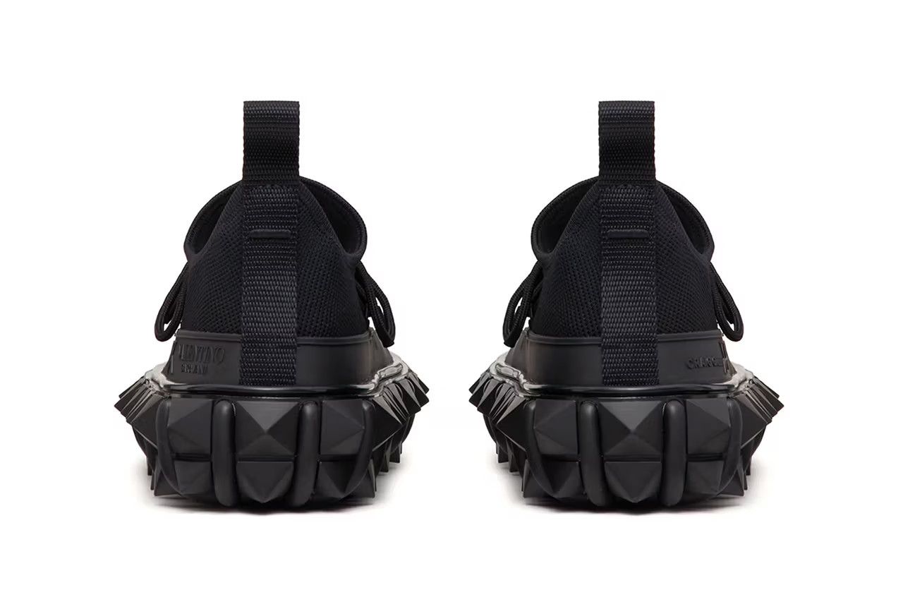 Valentino o1y0525 Low-Top Sneakers in Black Size US 11 / EU 44 - 3 Thumbnail