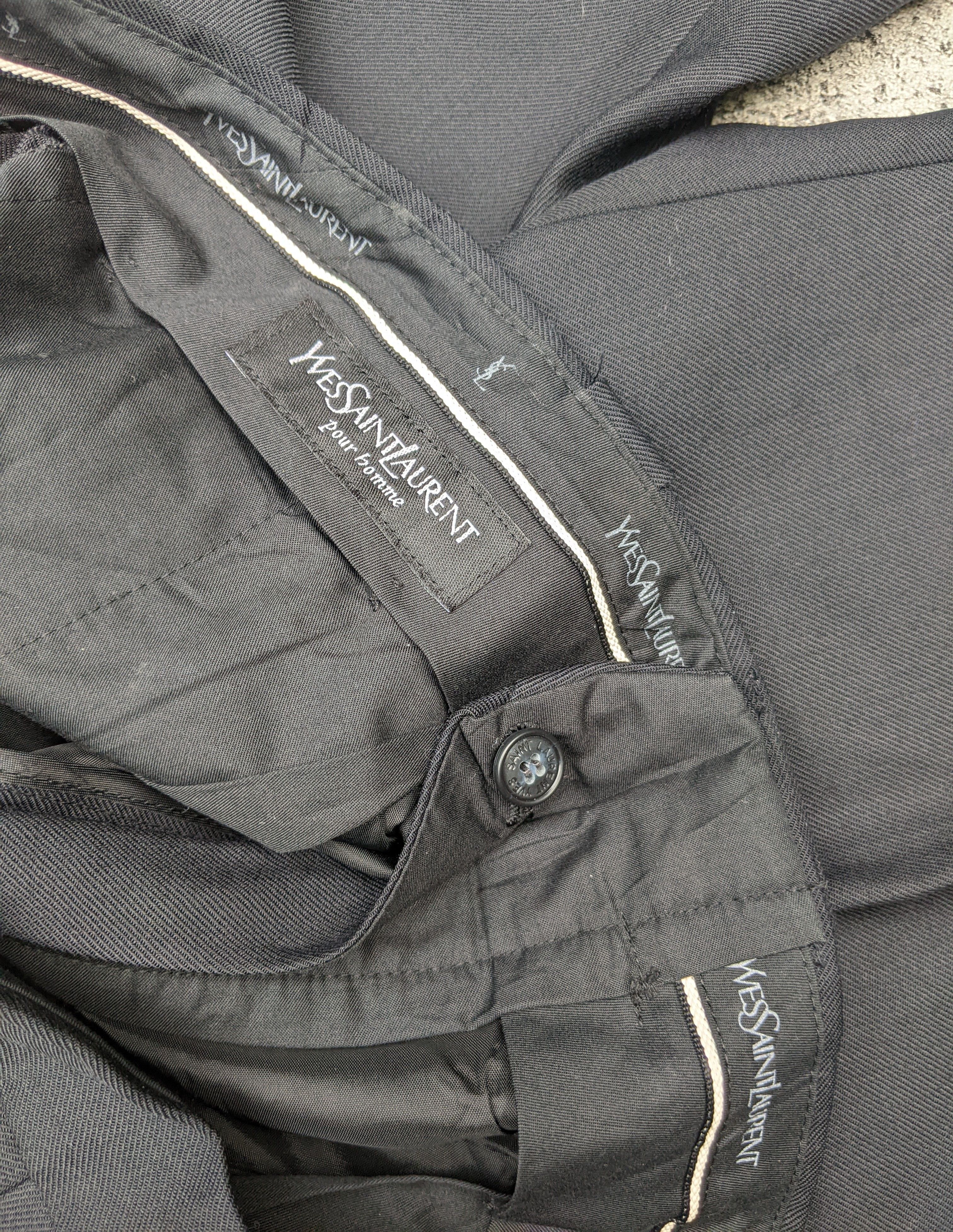 Saint Laurent Paris Yves Saint Laurent YSL Pour Homme Trousers Pants Size US 32 / EU 48 - 2 Thumbnail