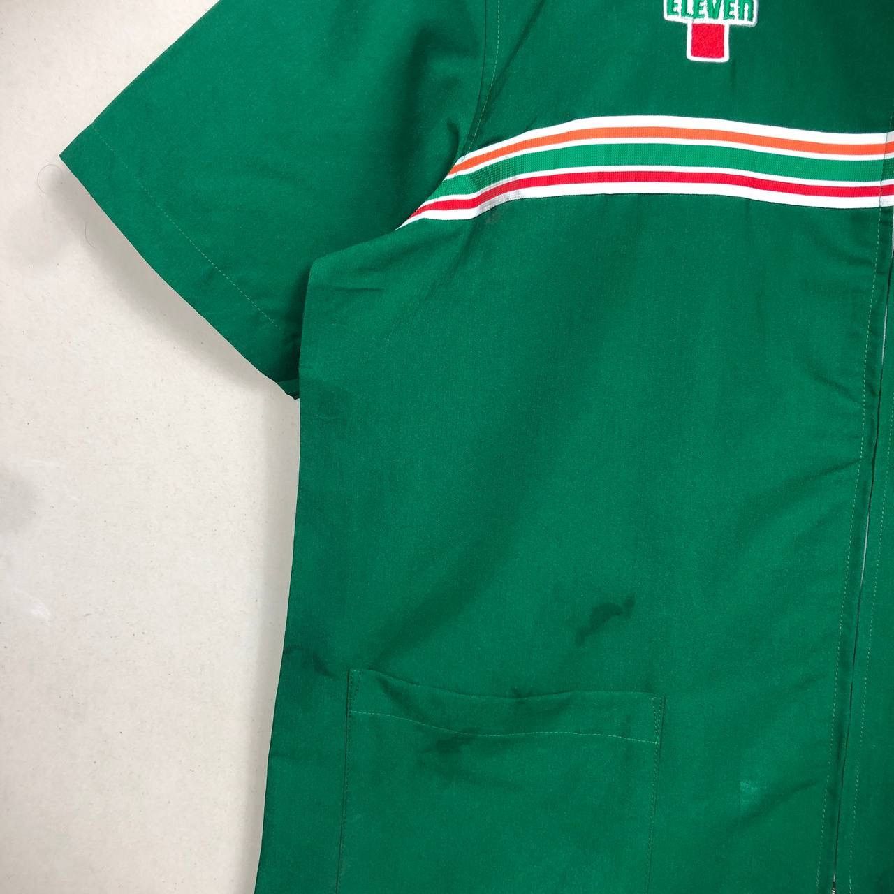 Beauty Beast × Vintage Crazy Vintage 90s 7 Eleven Zipper Shirt Streetwear Size US L / EU 52-54 / 3 - 6 Thumbnail