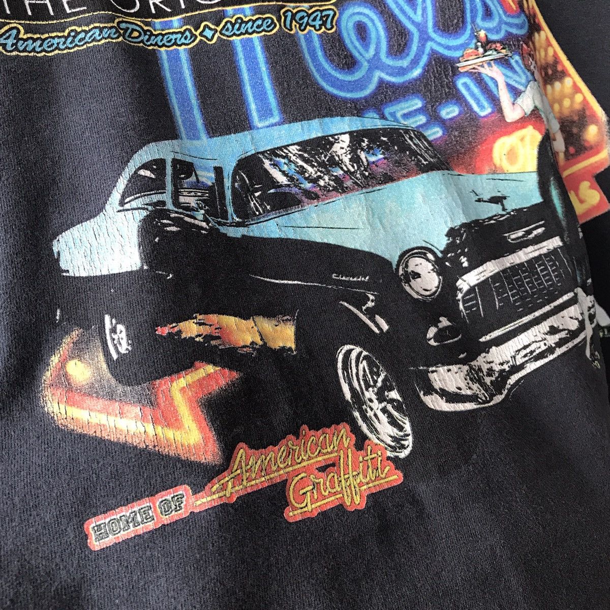 Vintage Mels Diner Since 1947 Boomtown Vintage American Diners Tee Size US L / EU 52-54 / 3 - 6 Thumbnail