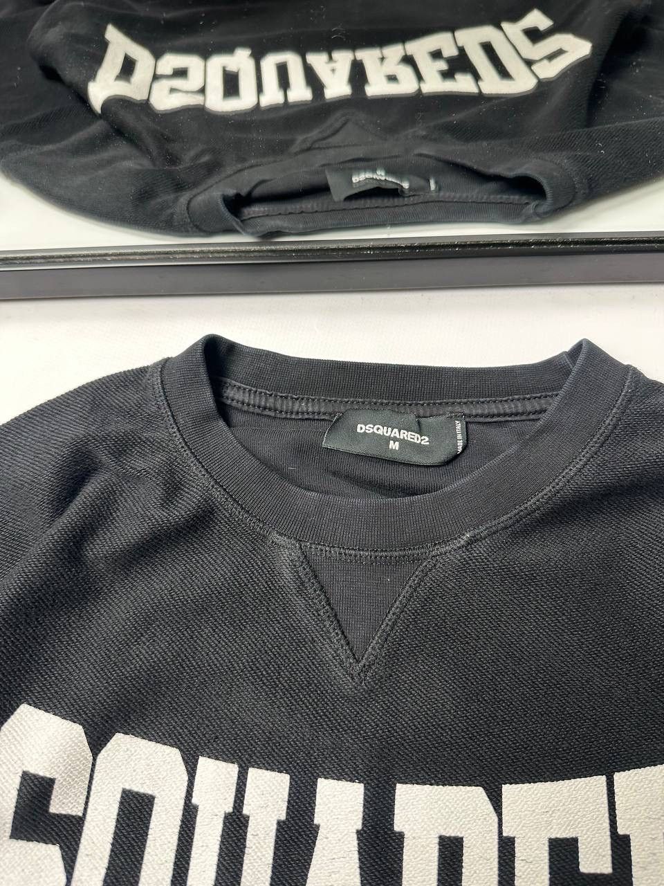 Dsquared2 Dsquared2 Mens Black Sweatshirt Gothic Vibe Skinny Size US M / EU 48-50 / 2 - 9 Thumbnail