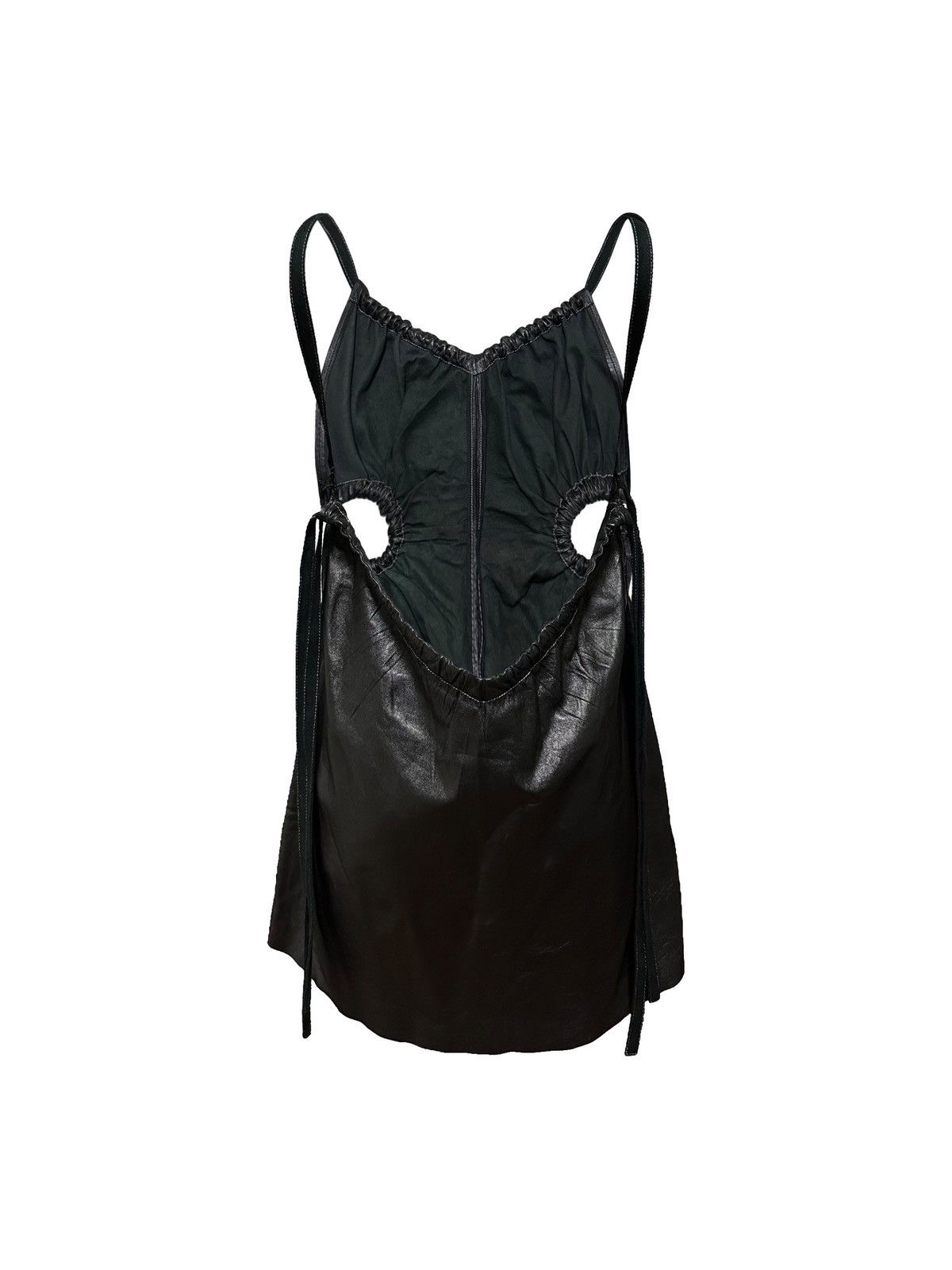 Celine CELINE Resort 2016 Cut Out Detail Leather Top Size XS / US 0-2 / IT 36-38 - 2 Thumbnail