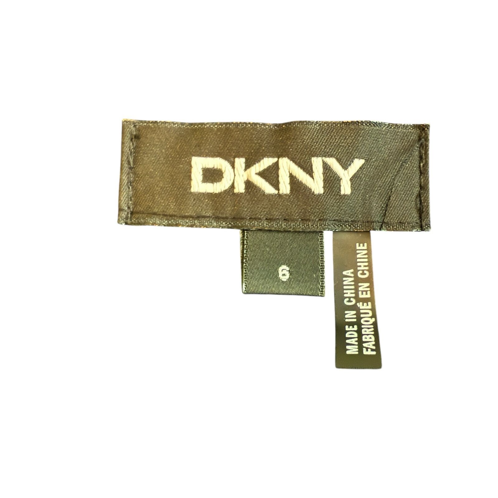 DKNY DKNY Navy Net Skirt White Embroidery Flowers/Leaves Dress 6 Size S / US 4 / IT 40 - 3 Thumbnail