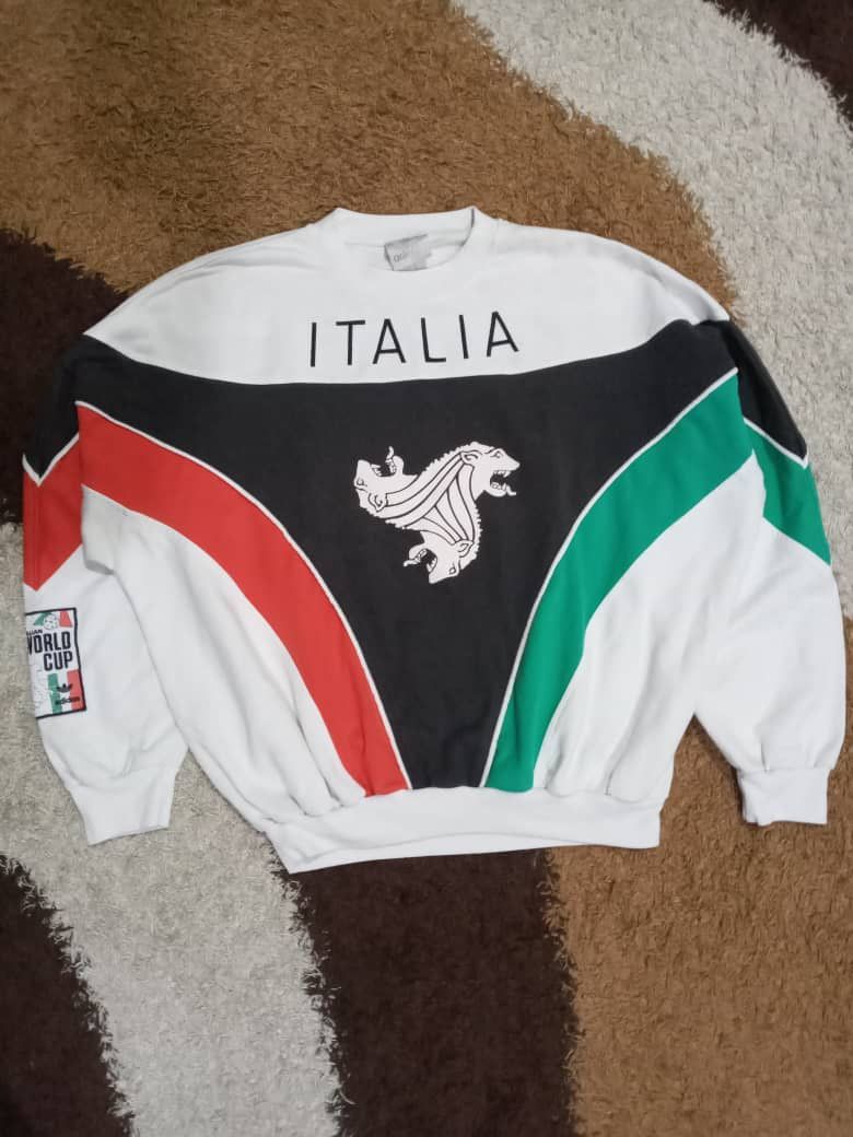 RARE Vintage 80s World Cup Adidas Italia Sweatshirt