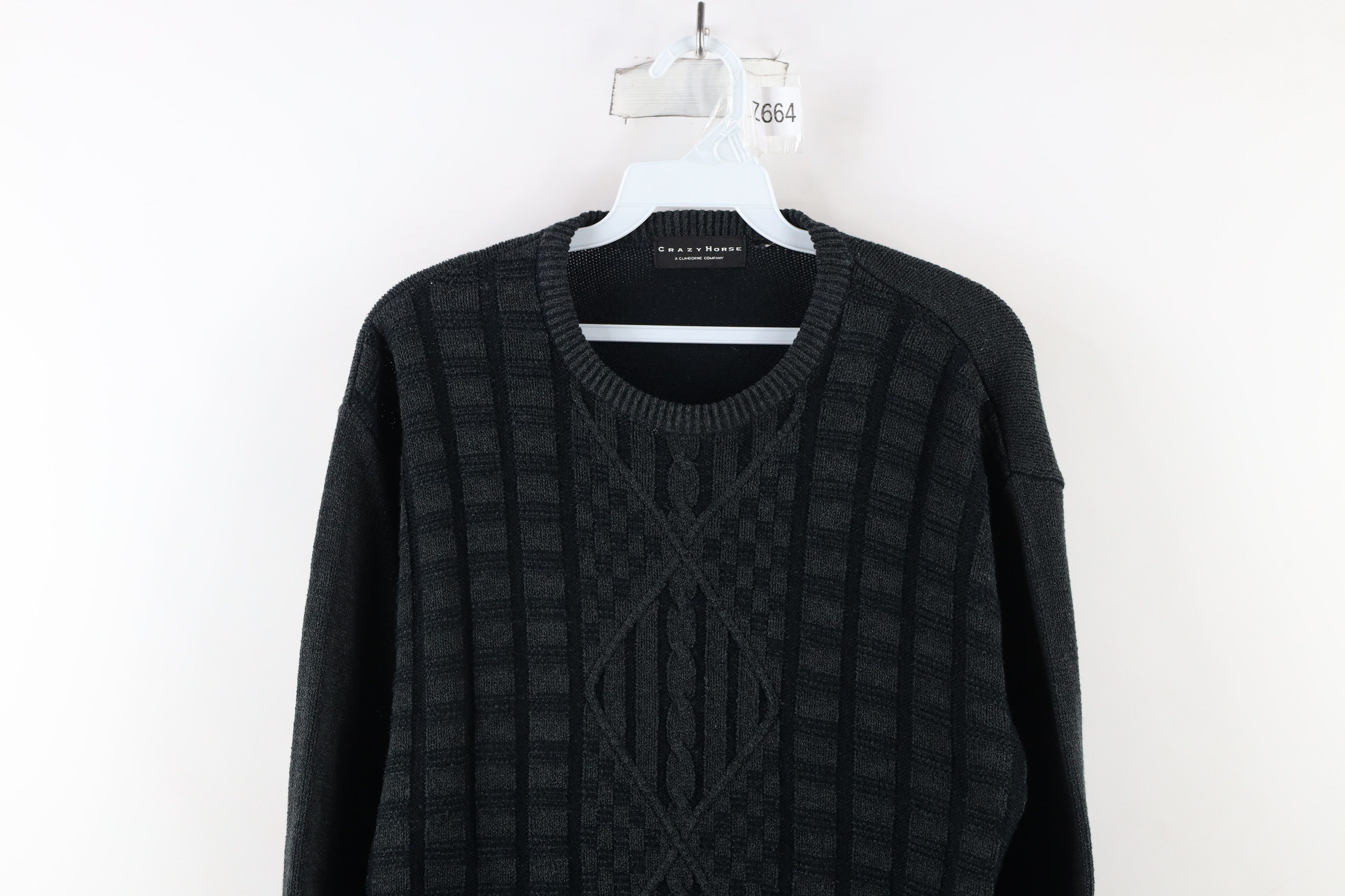 Vintage Vintage 90s Coogi Style Chunky Cabled Knit Cosby Sweater Size US M / EU 48-50 / 2 - 2 Thumbnail