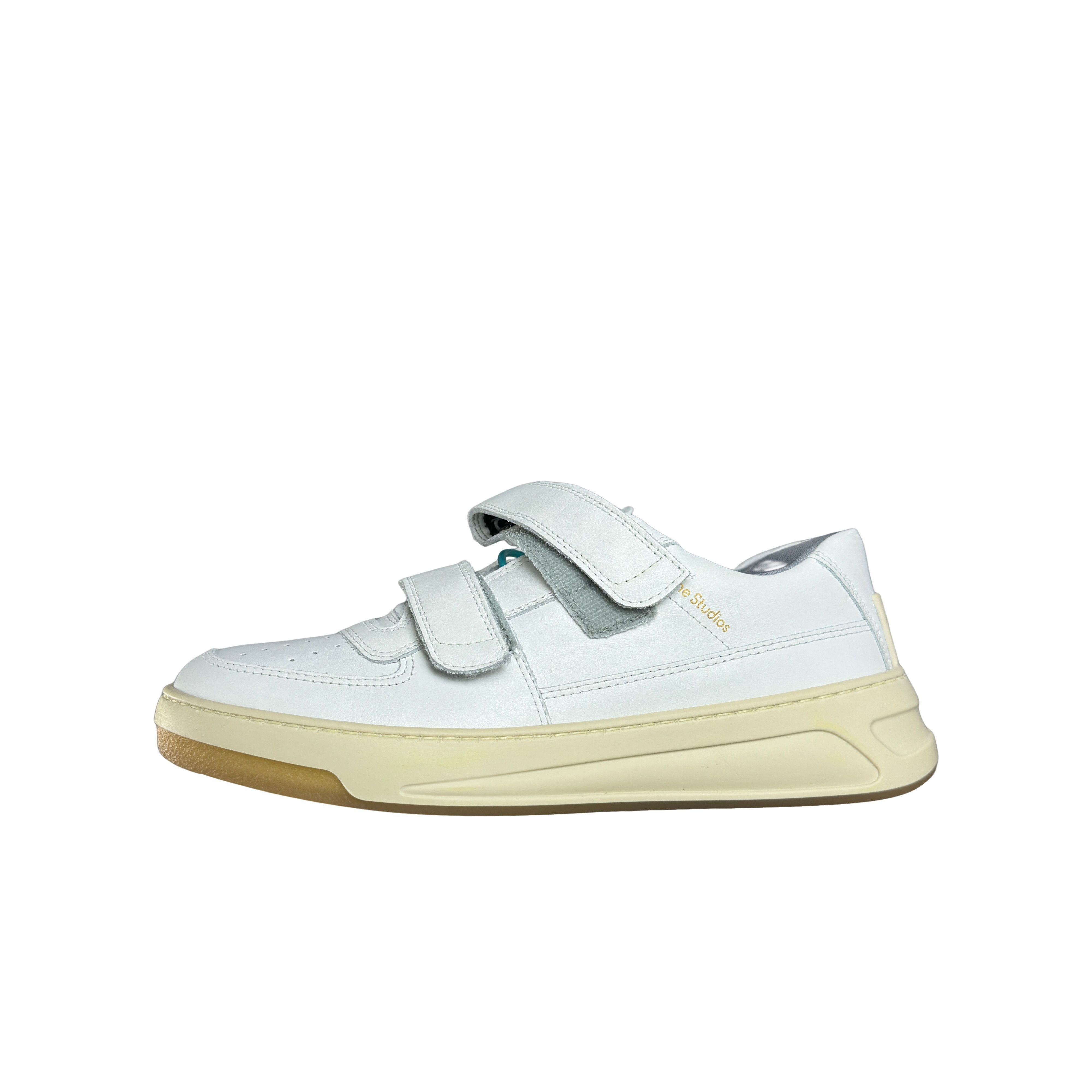 Acne Studios Acne Studios White Velcro Low-Top Sneakers 40 Size US 7 / EU 40 - 1 Thumbnail