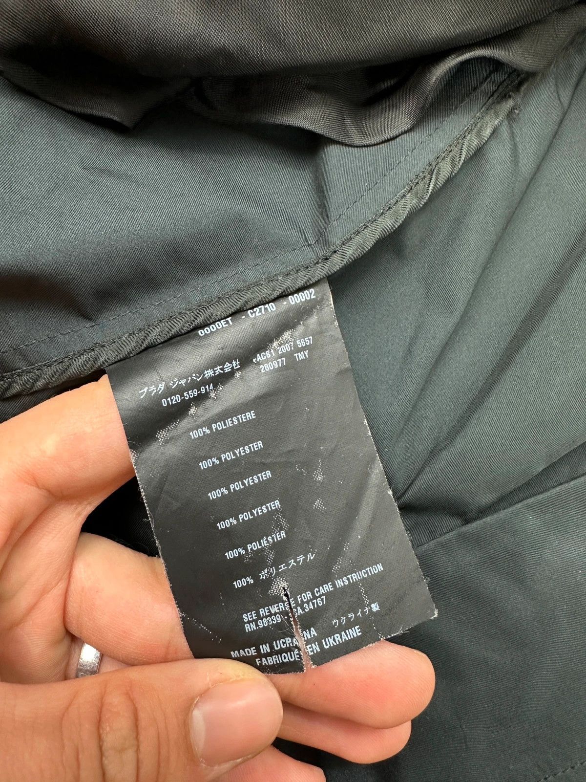 Prada Prada Sport SS2007 Black Cropped Nylon Blazer Jacket Size M / US 6-8 / IT 42-44 - 13 Thumbnail