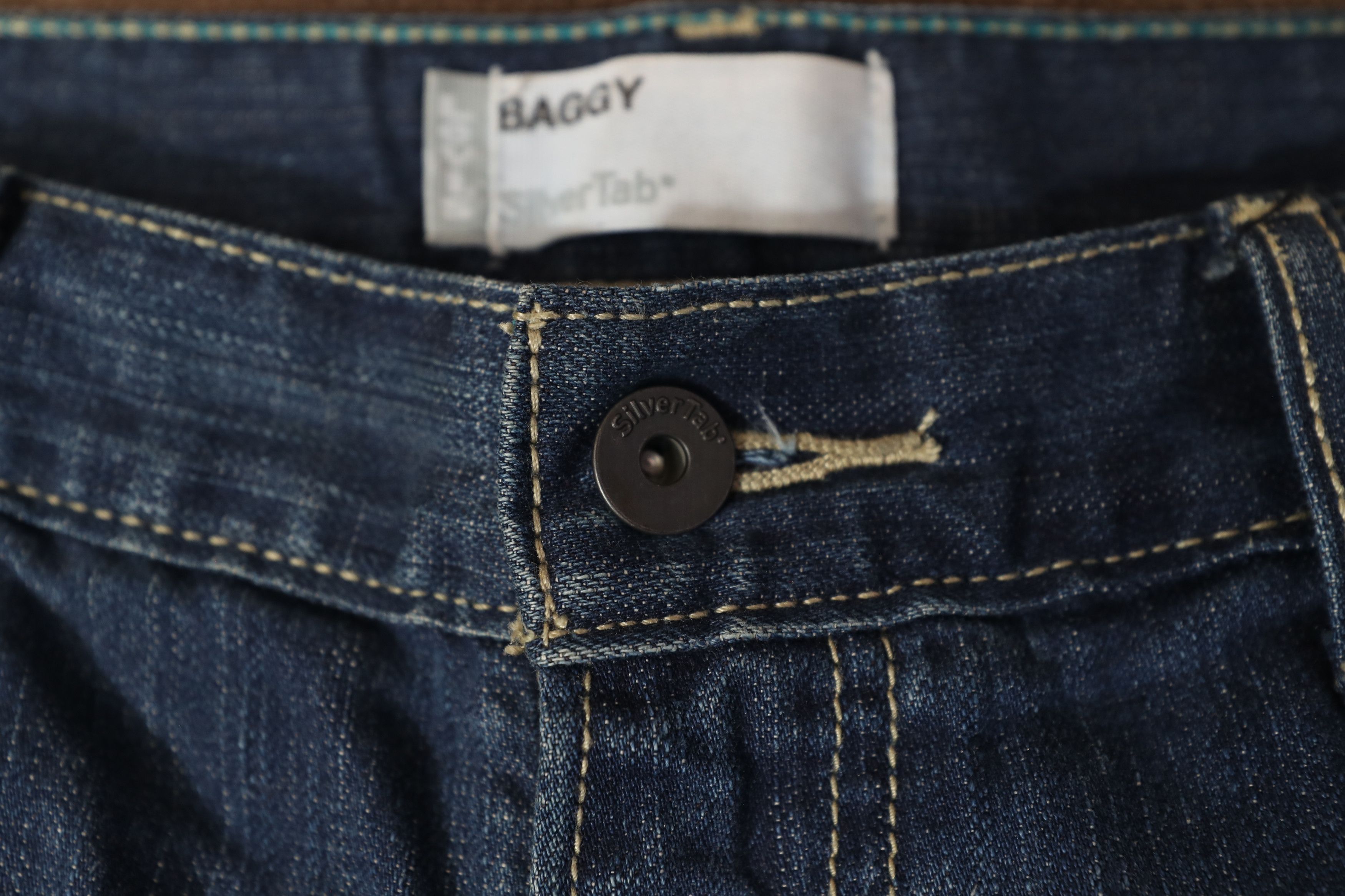 Levi's Levis Silvertab Baggy Jeans (33X30) Size US 32 / EU 48 - 15 Thumbnail