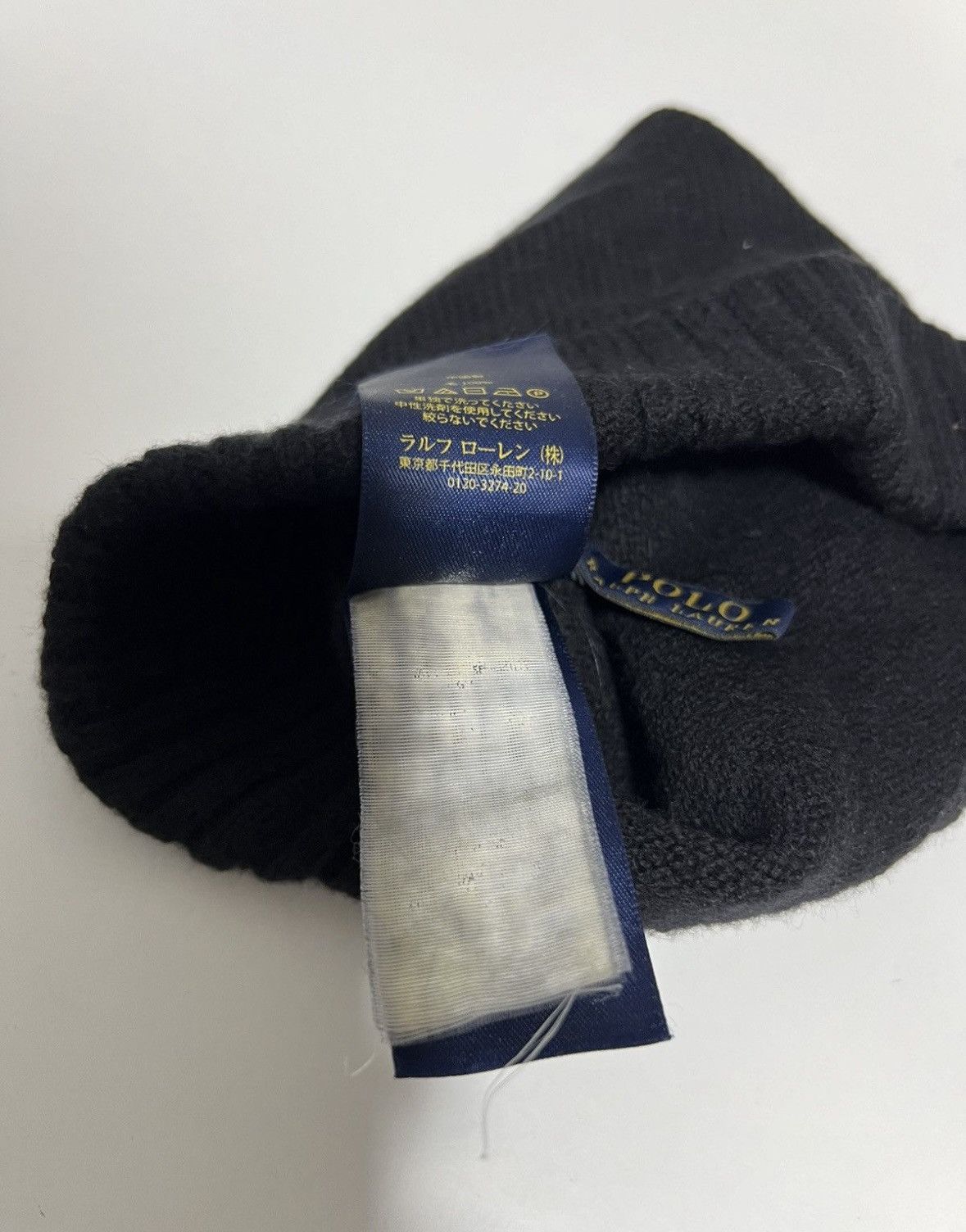 Polo Ralph Lauren Vintage Polo Ralph Lauren Wool Black Hat Size ONE SIZE - 17 Thumbnail