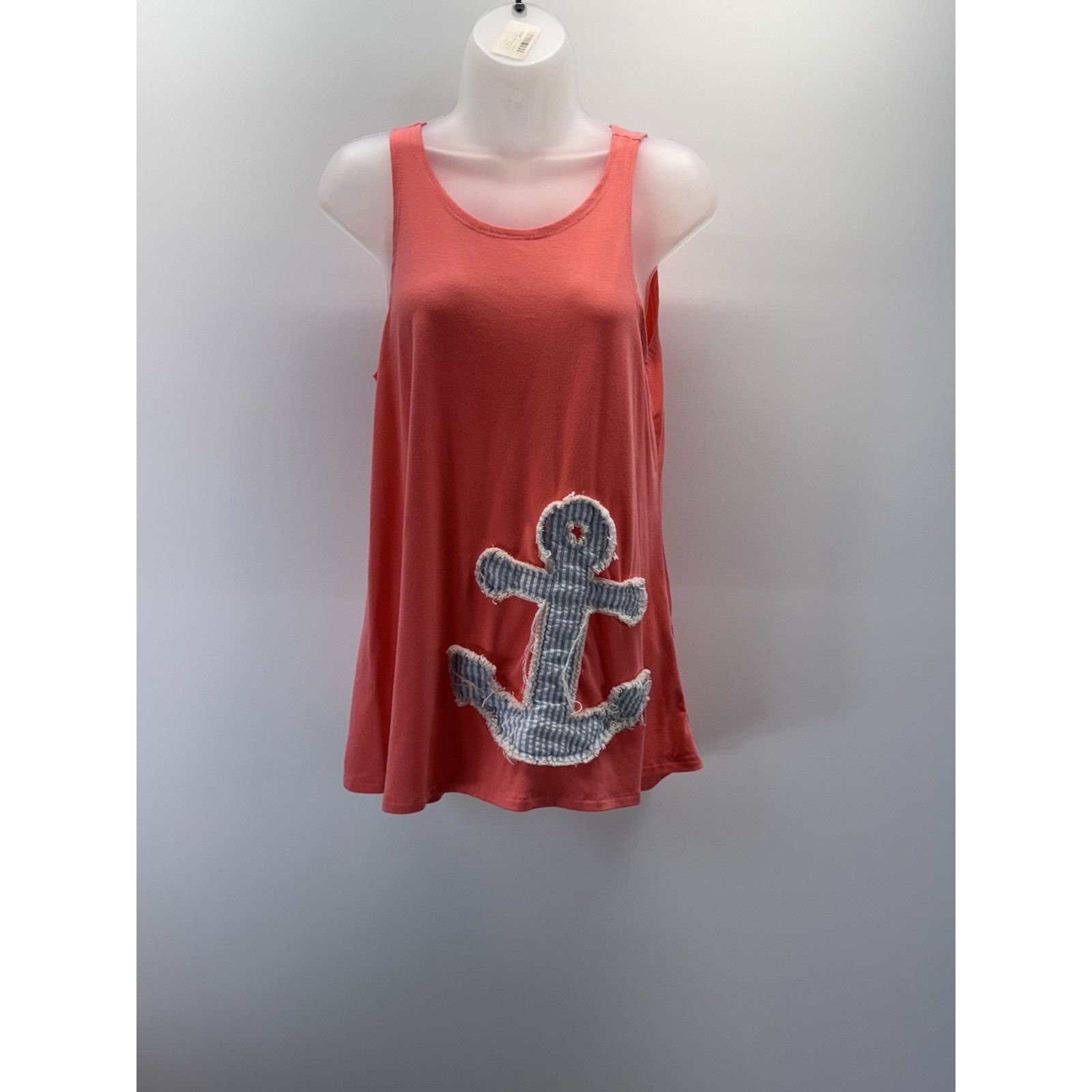 Other Lost Petal Linens Stitched Pink and Blue Anchor Women Size M Size M / US 6-8 / IT 42-44 - 1 Thumbnail