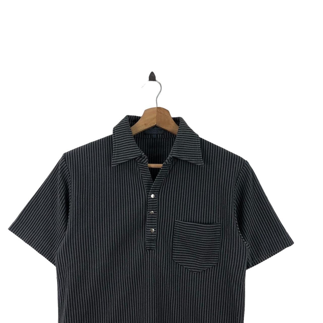 Takeo Kikuchi TAKEO KIKUCHI JAPAN Striped Slim Fit Polo Tee Shirt Top Size M / US 6-8 / IT 42-44 - 3 Thumbnail