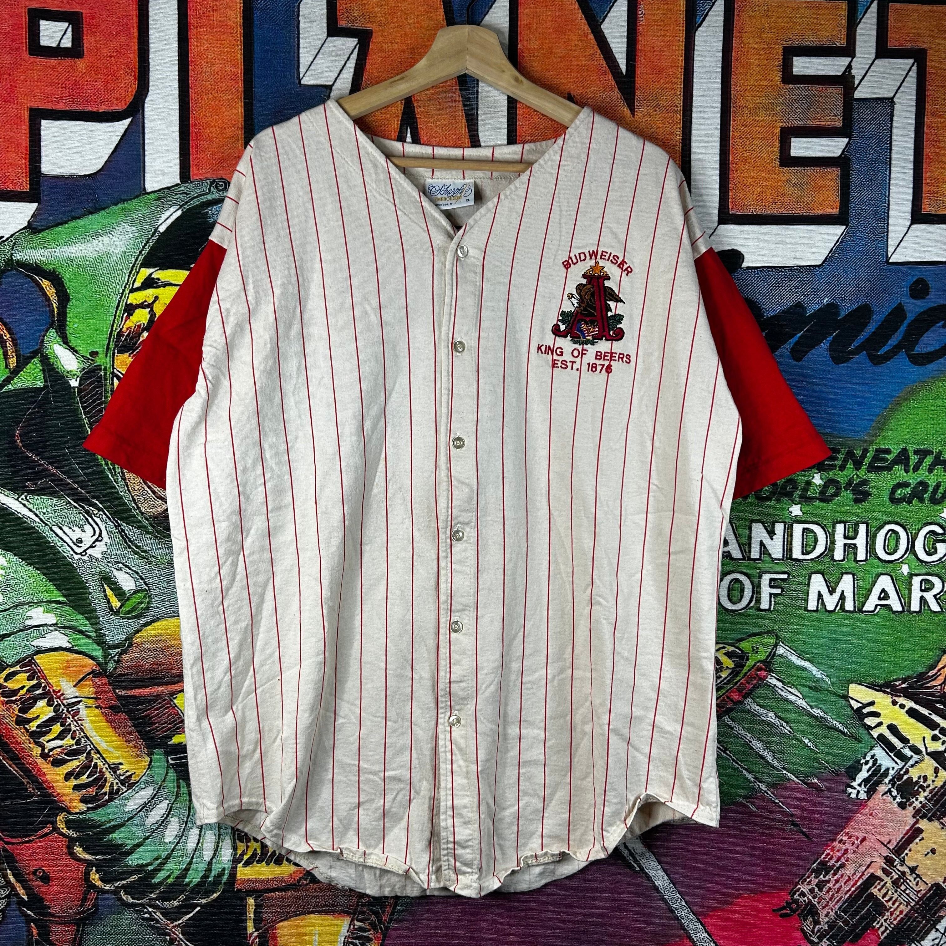 Budweiser × Vintage Vintage 90s Budweiser Limited Edition 792/5000 Jersey Size US XL / EU 56 / 4 - 1 Thumbnail