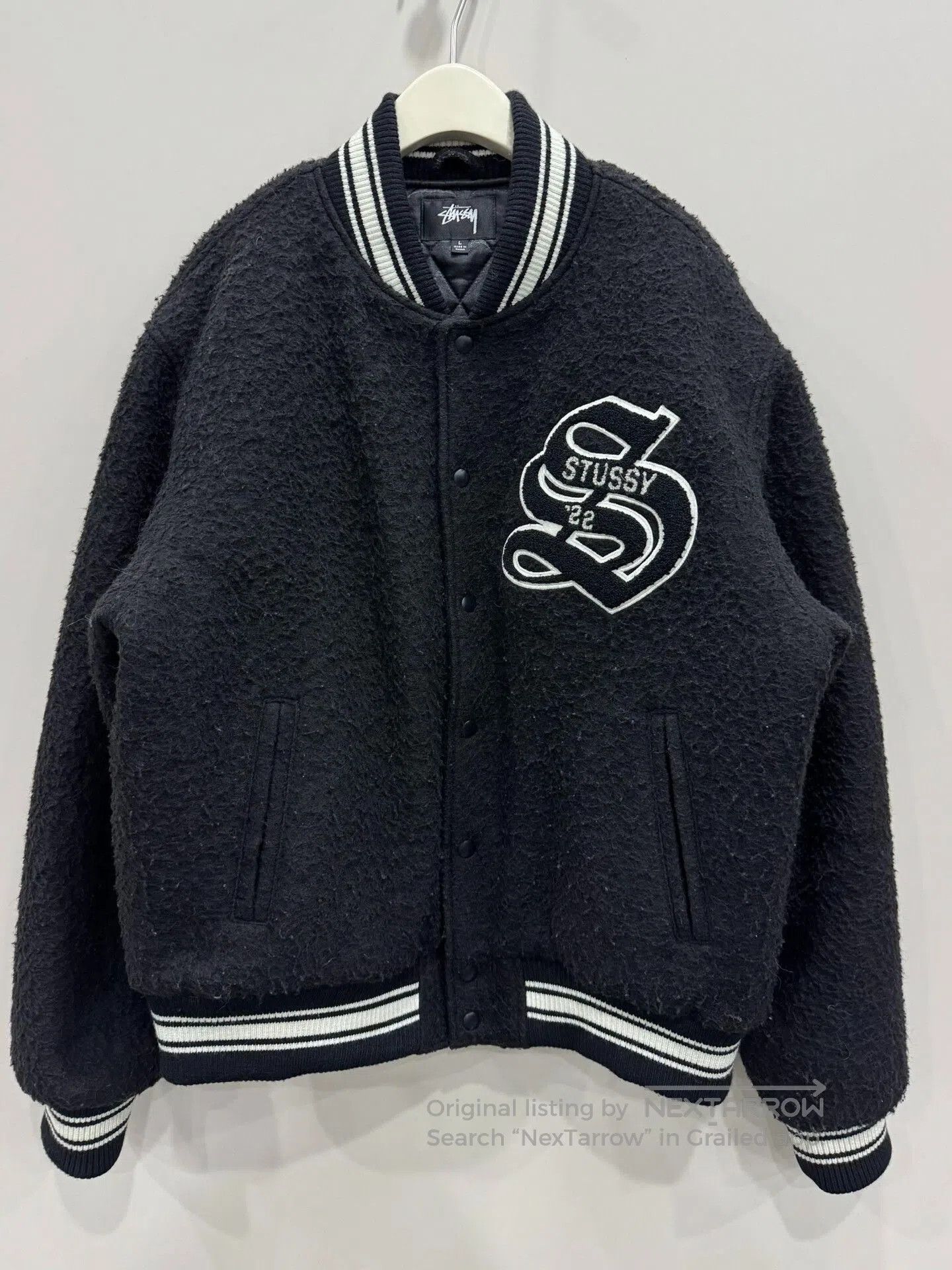 Stussy stussy wool embroidered bomber jacket size L. Size US L / EU 52-54 / 3 - 1 Thumbnail