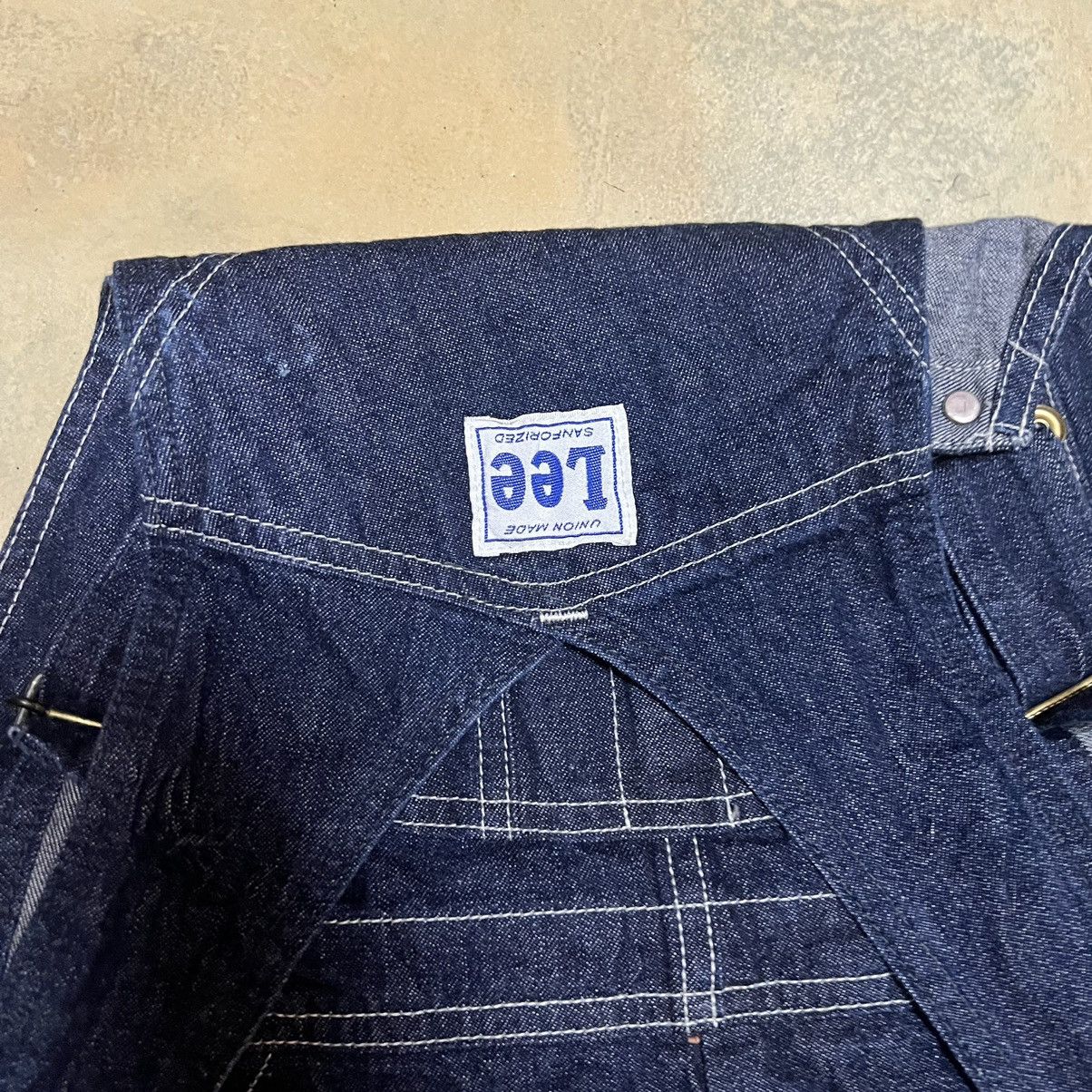 Lee Lee Union Made Blue Denim Overall Size US 32 / EU 48 - 8 Thumbnail