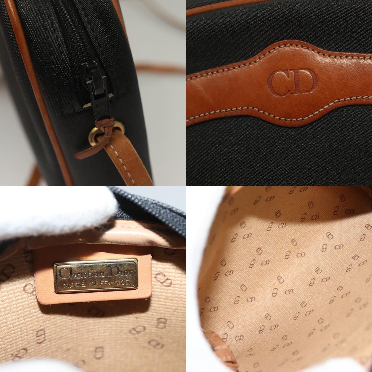 Dior DIOR Shoulder Bag Leather Pvc Black Brown Size ONE SIZE - 11 Thumbnail