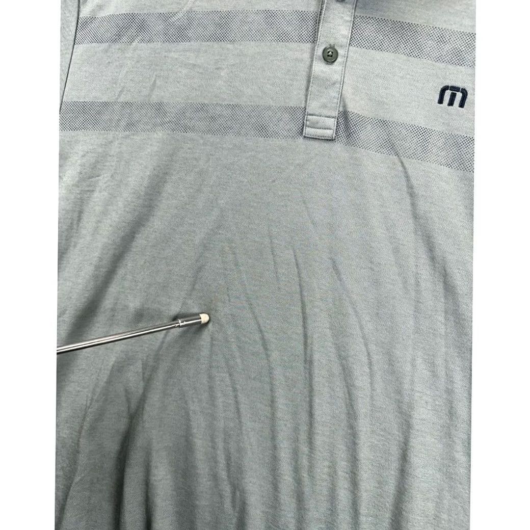 TravisMathew Travis Mathew Golf Polo Shirt Adult XL Green Pima Cotton Blend Rugby Mens Size US XL / EU 56 / 4 - 7 Thumbnail