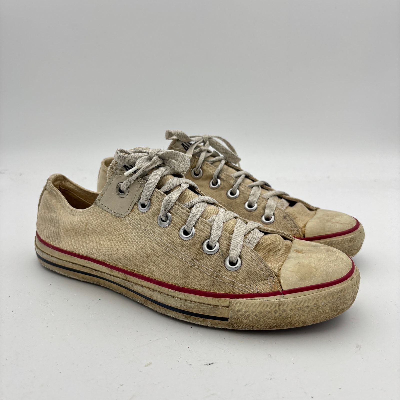 Converse Vintage 90s Converse Chuck Taylor Low Sneakers Men's 8 White Size US 8 / EU 41 - 1 Thumbnail