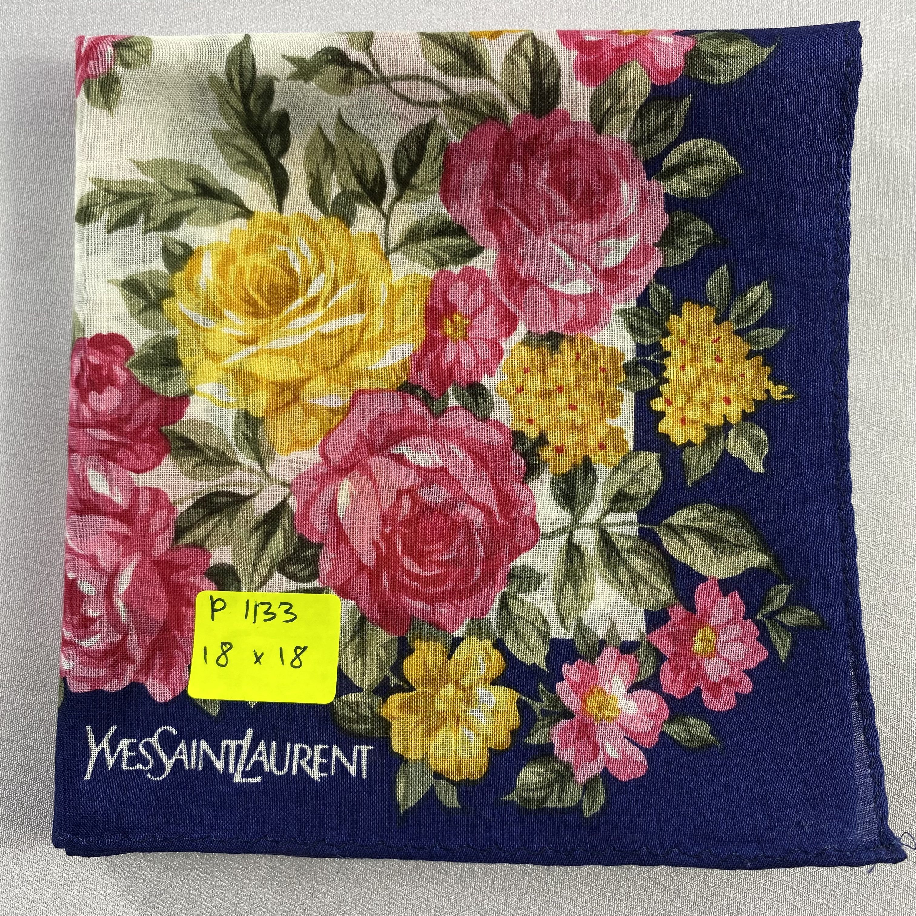Vintage Yves Saint Laurent Handkerchief / Neckerchief-P1133 Size ONE SIZE - 5 Thumbnail