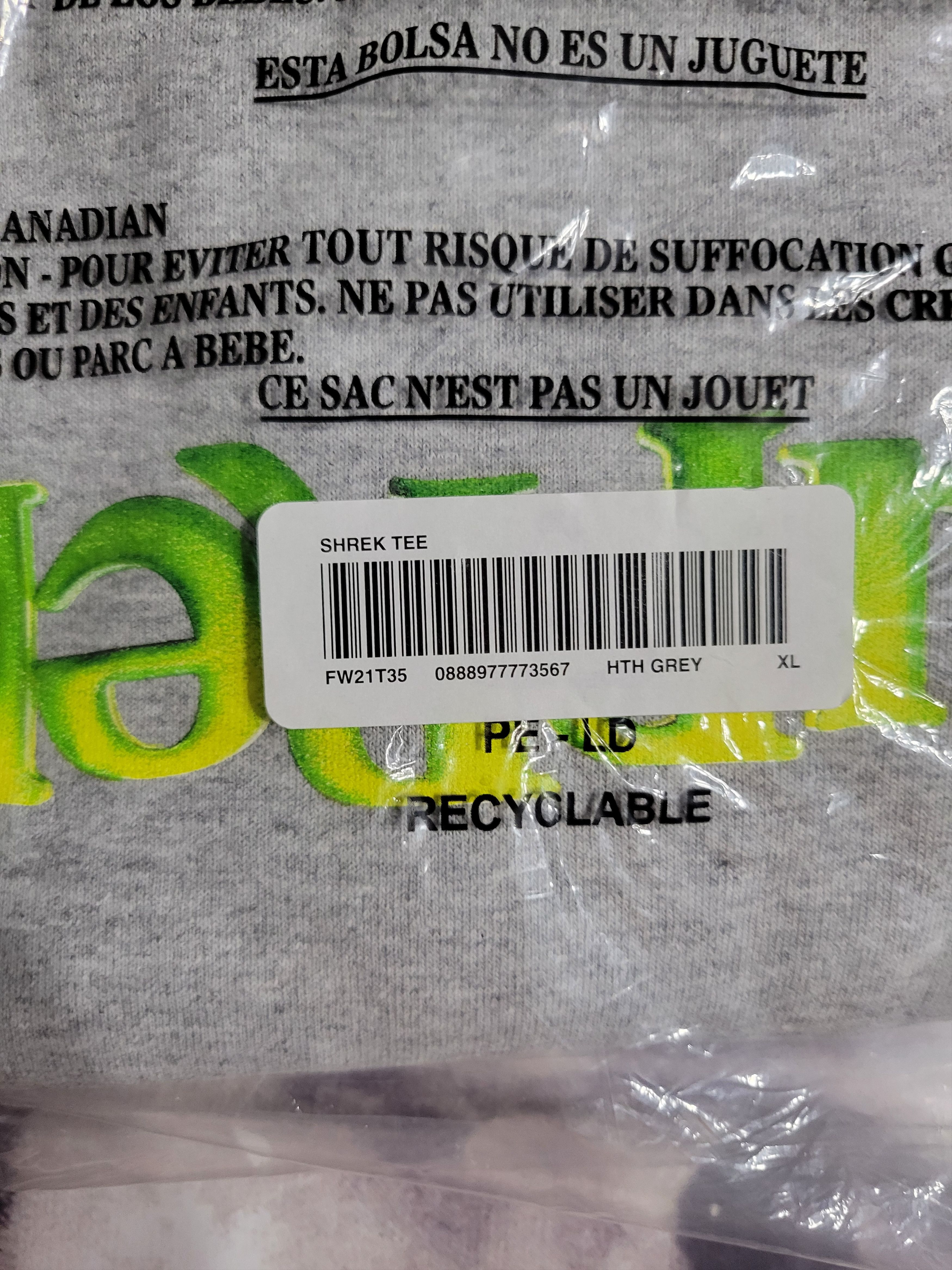 Supreme FW21 Shrek Tee Size US XL / EU 56 / 4 - 2 Thumbnail