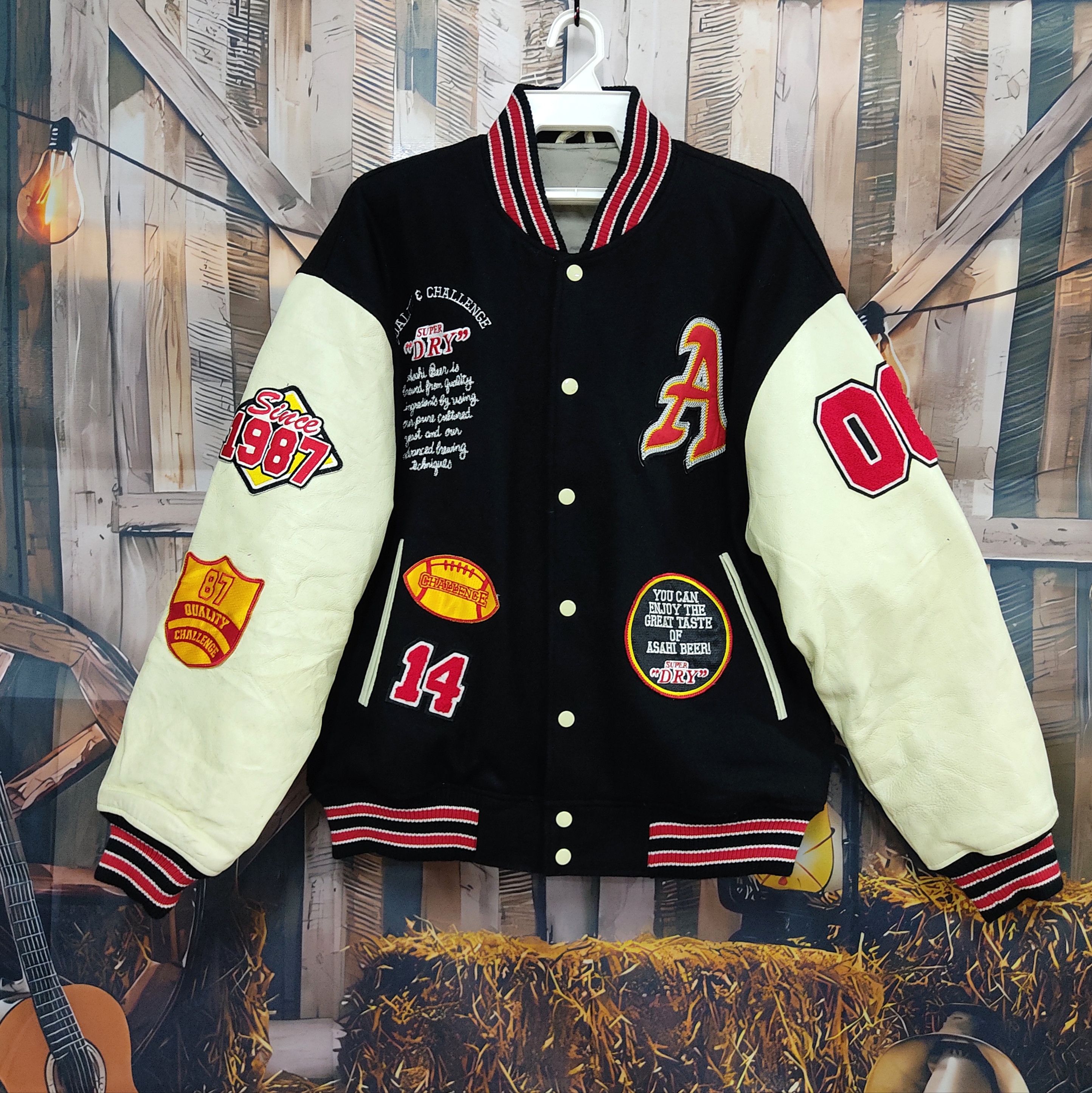 Lea Wool Blend Varsity Jacket