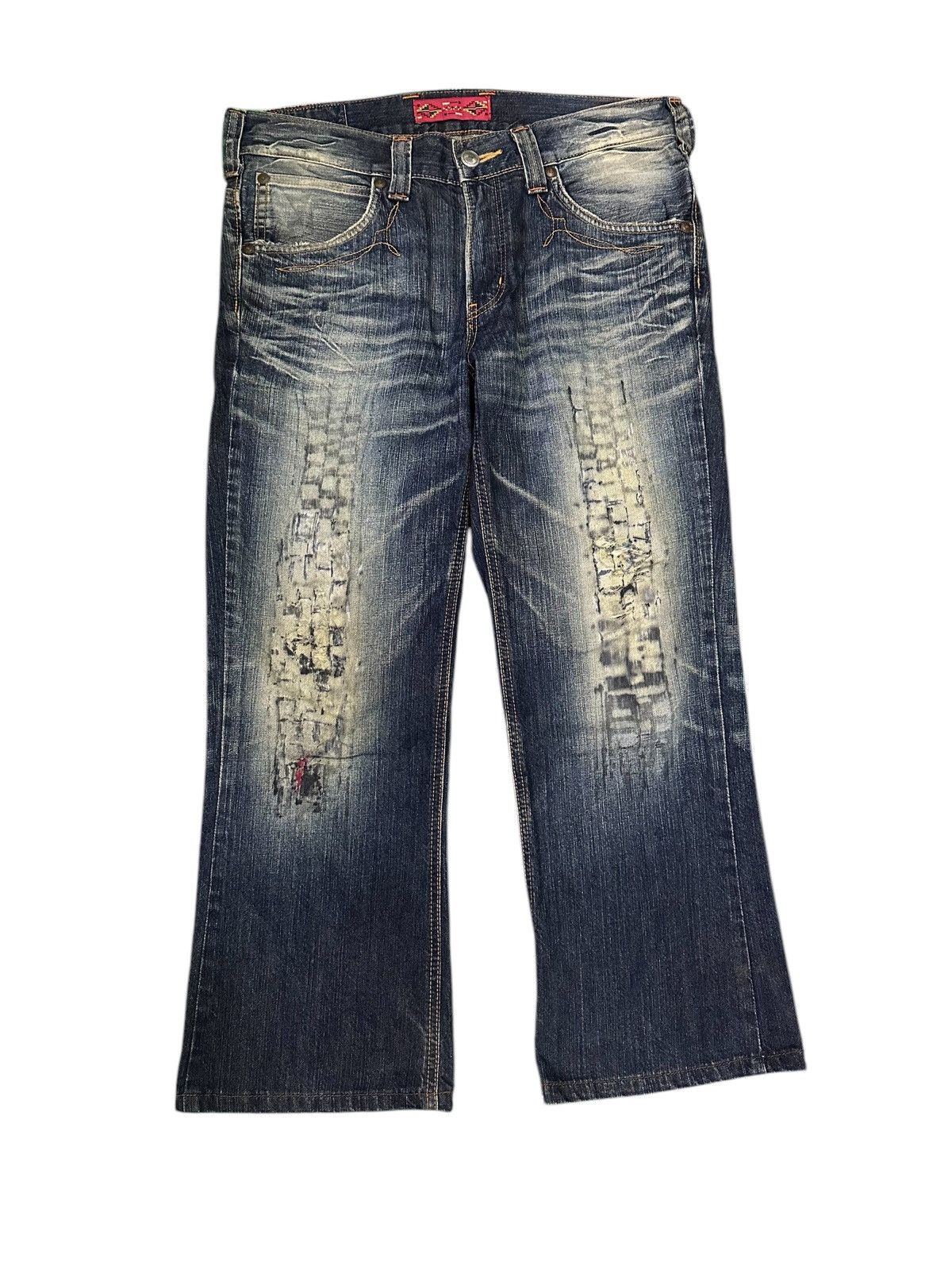 Kapital 💥Edwin Bull💥 Tag Waist Navajo Crazy Design 💥 Size US 34 / EU 50 - 3 Thumbnail