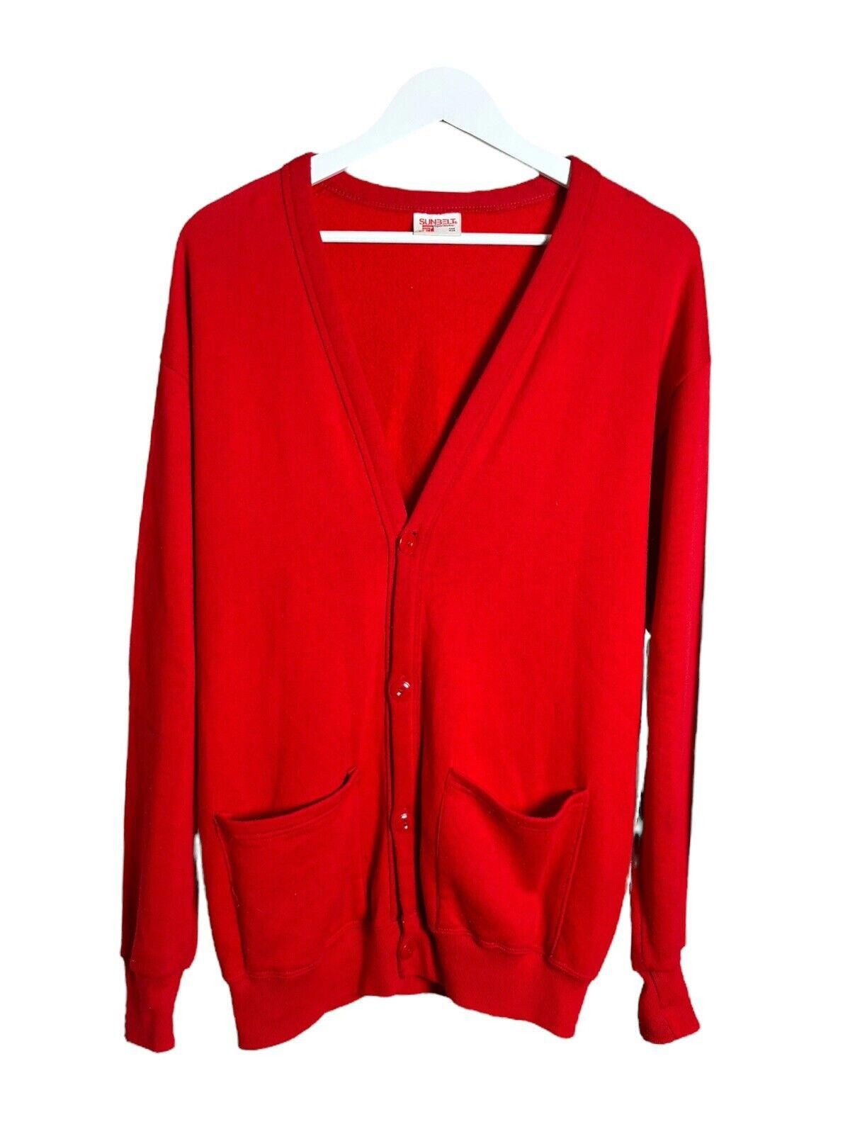 Vintage Vintage 80s Sunbelt Sportswear Cardigan Sweater One Size Size US M / EU 48-50 / 2 - 2 Thumbnail