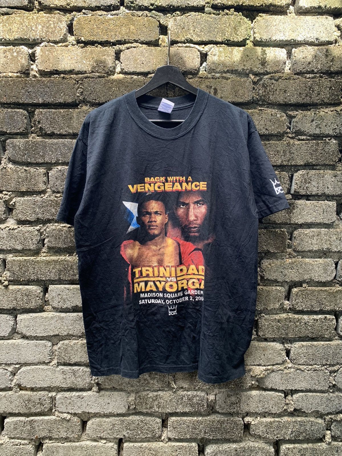 Vintage Vintage Y2K Felix Trinidad Vs Ricardo Mayorga Boxing Tees Size US L / EU 52-54 / 3 - 1 Thumbnail
