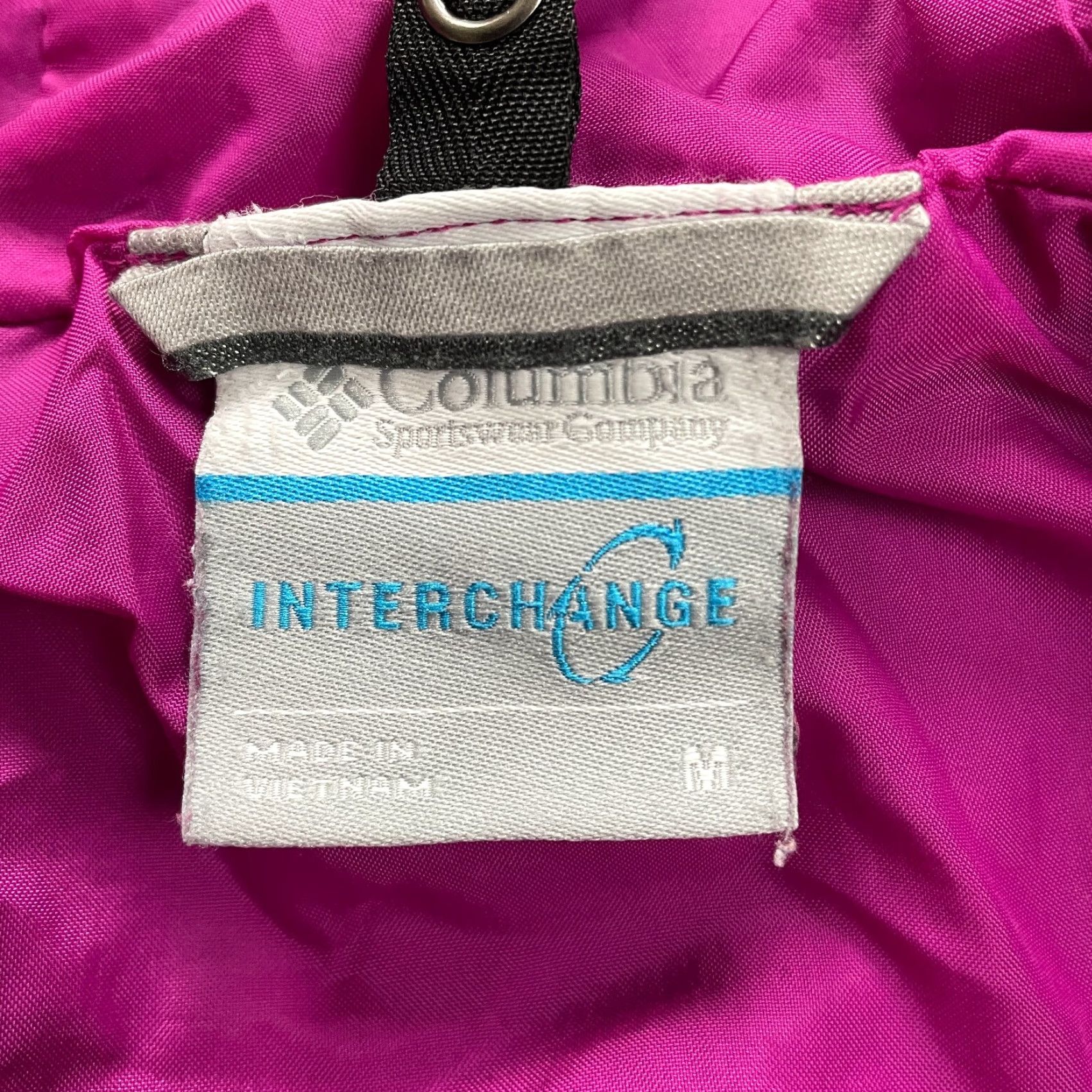 Vintage Columbia Interchange Full Zip Fleece Jacket Womens M Gray Purple Hoodie Size M / US 6-8 / IT 42-44 - 7 Thumbnail