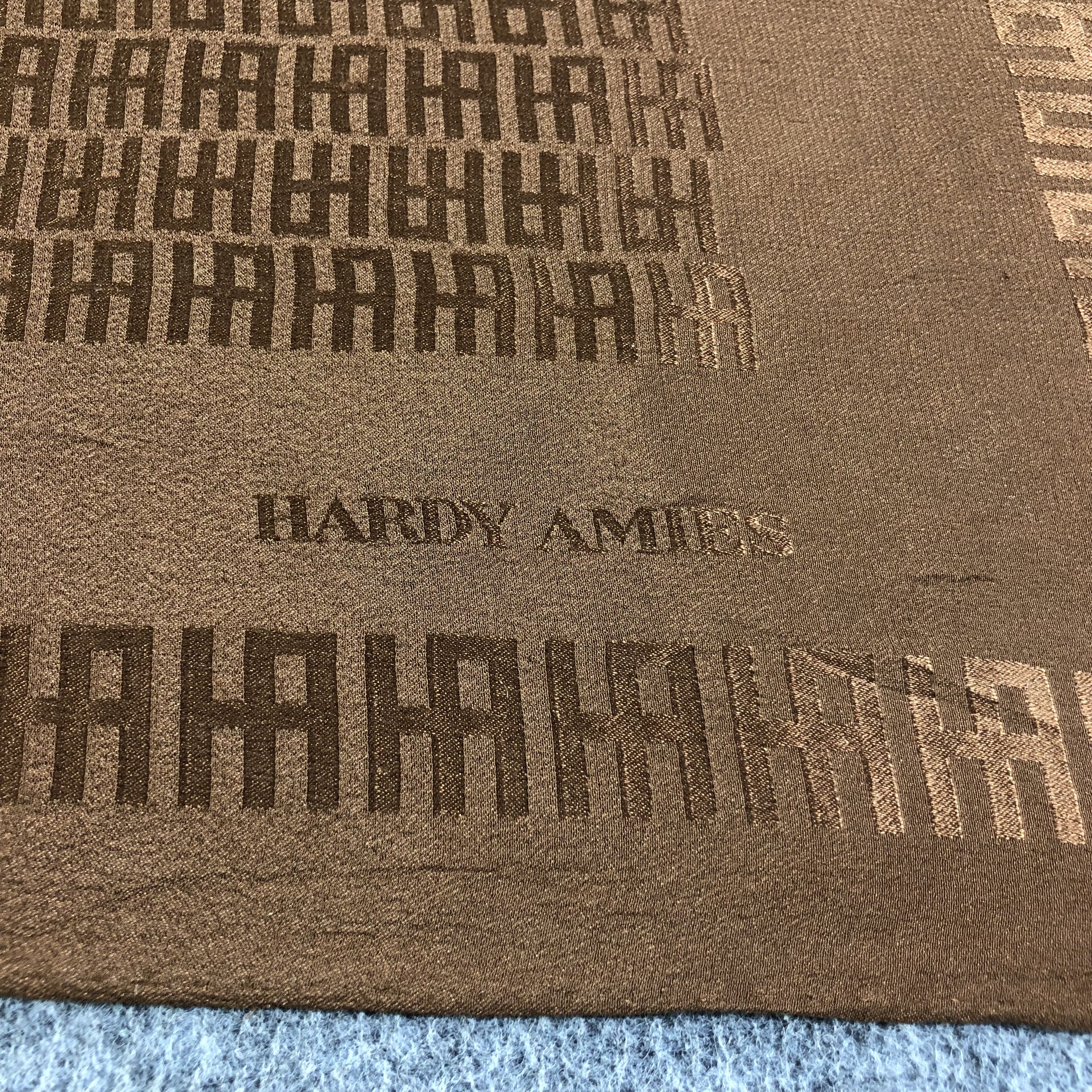 Hardy Amies Hardy Amies Monogram Silk Scarf M544 Size ONE SIZE - 3 Thumbnail