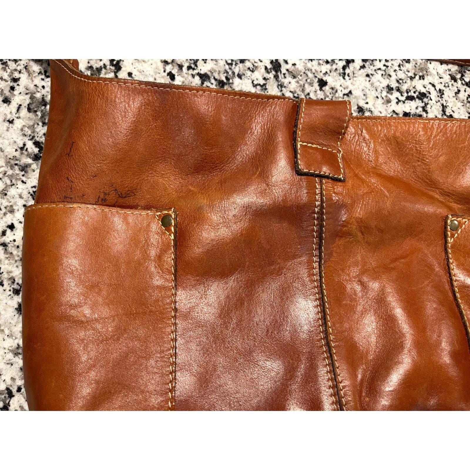 Patricia Nash Patricia Nash Hobo Heritage Brown Leather Large Shoulder Bag) Size ONE SIZE - 6 Thumbnail
