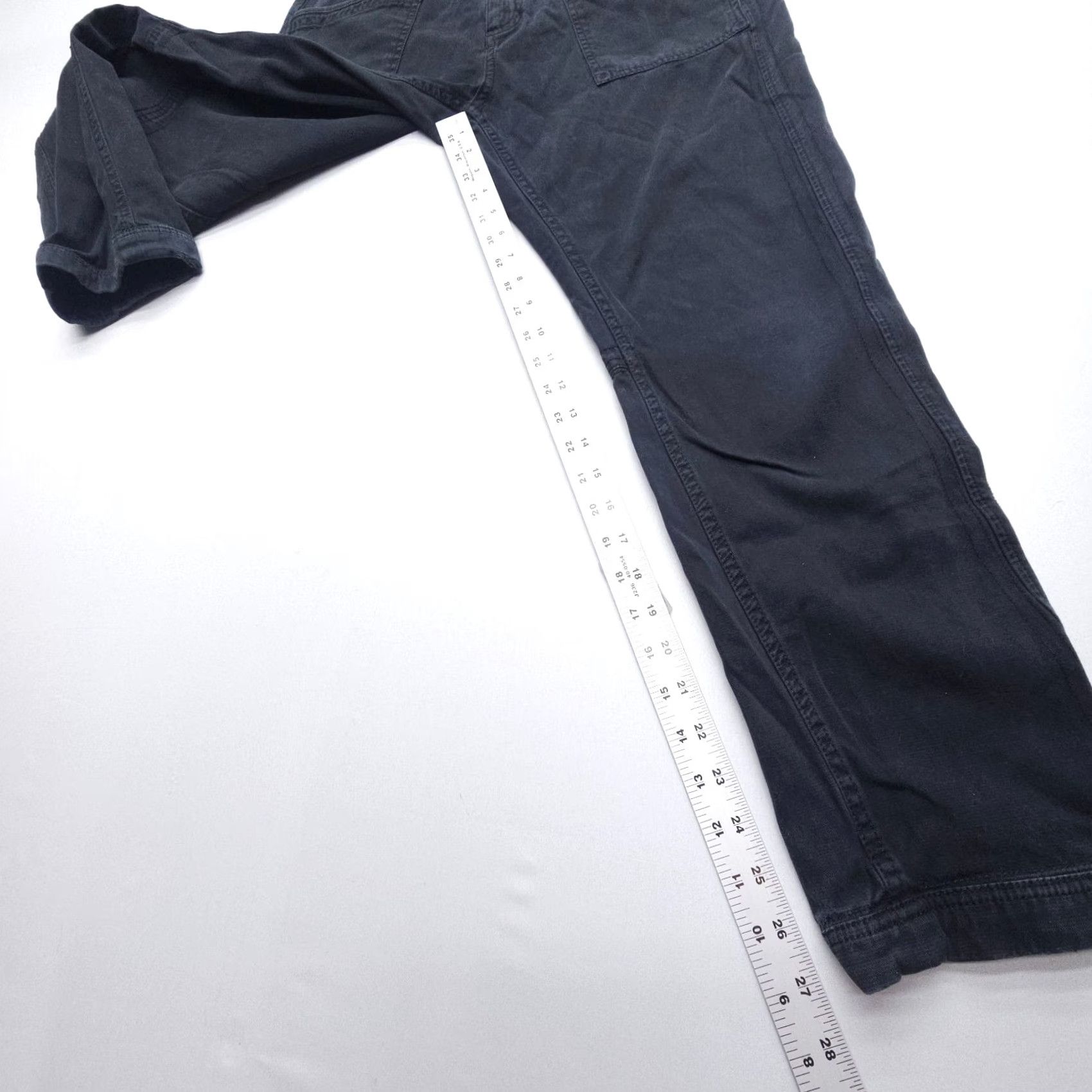 Vintage Aventura Chino Pants Womens 8 Black Cotton Stretch Twill Casual Travel Hiking Size 30" / US 8 / IT 44 - 5 Thumbnail