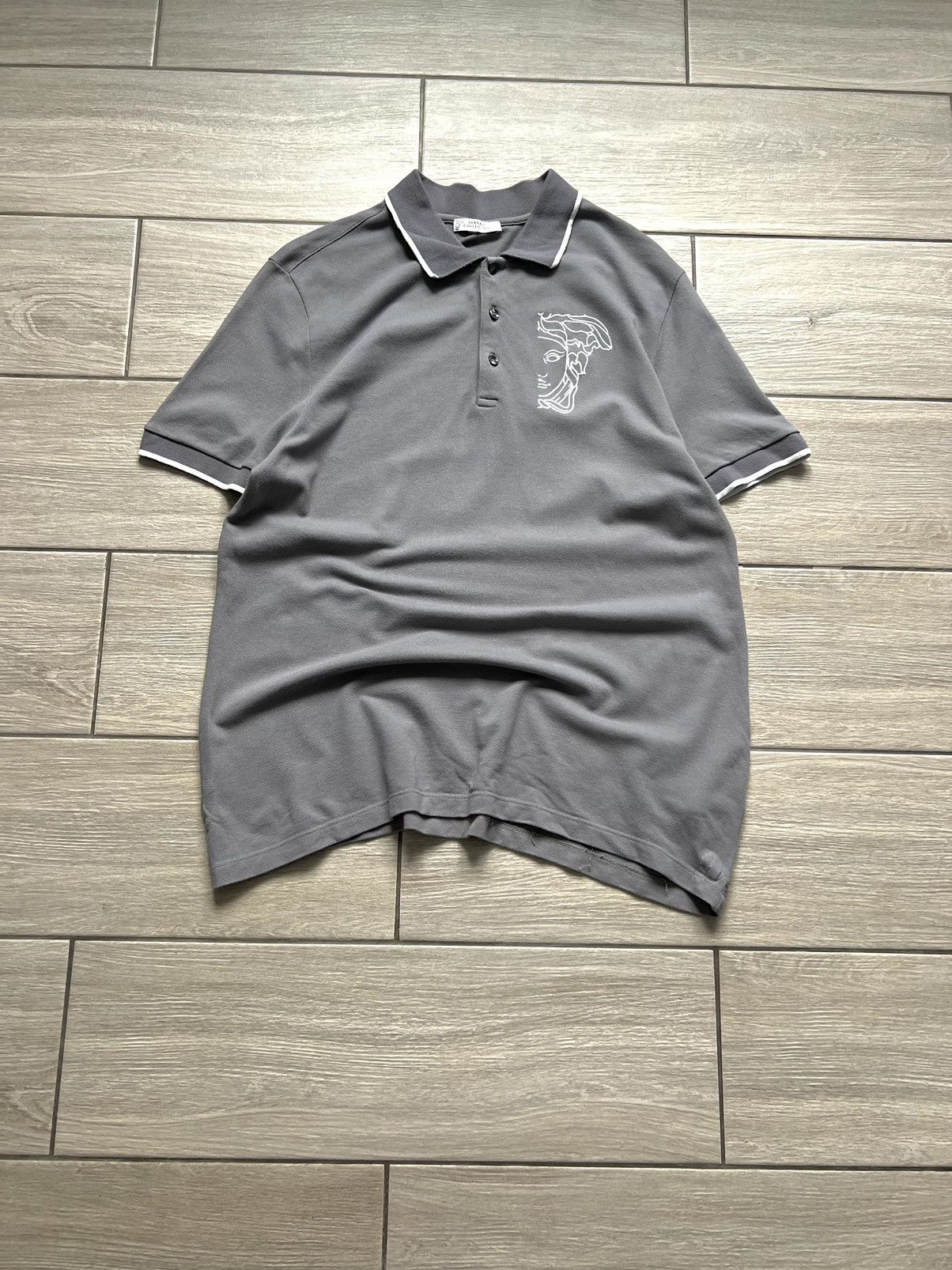 Versace Versace Collection Polo Tshirt Tee Rare Size US XL / EU 56 / 4 - 1 Thumbnail