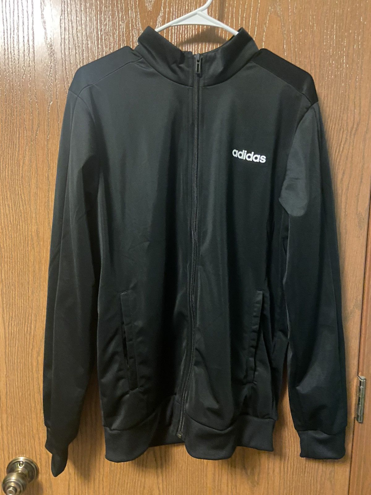 Adidas adidas black full zip jacket Size US M / EU 48-50 / 2 - 2 Thumbnail