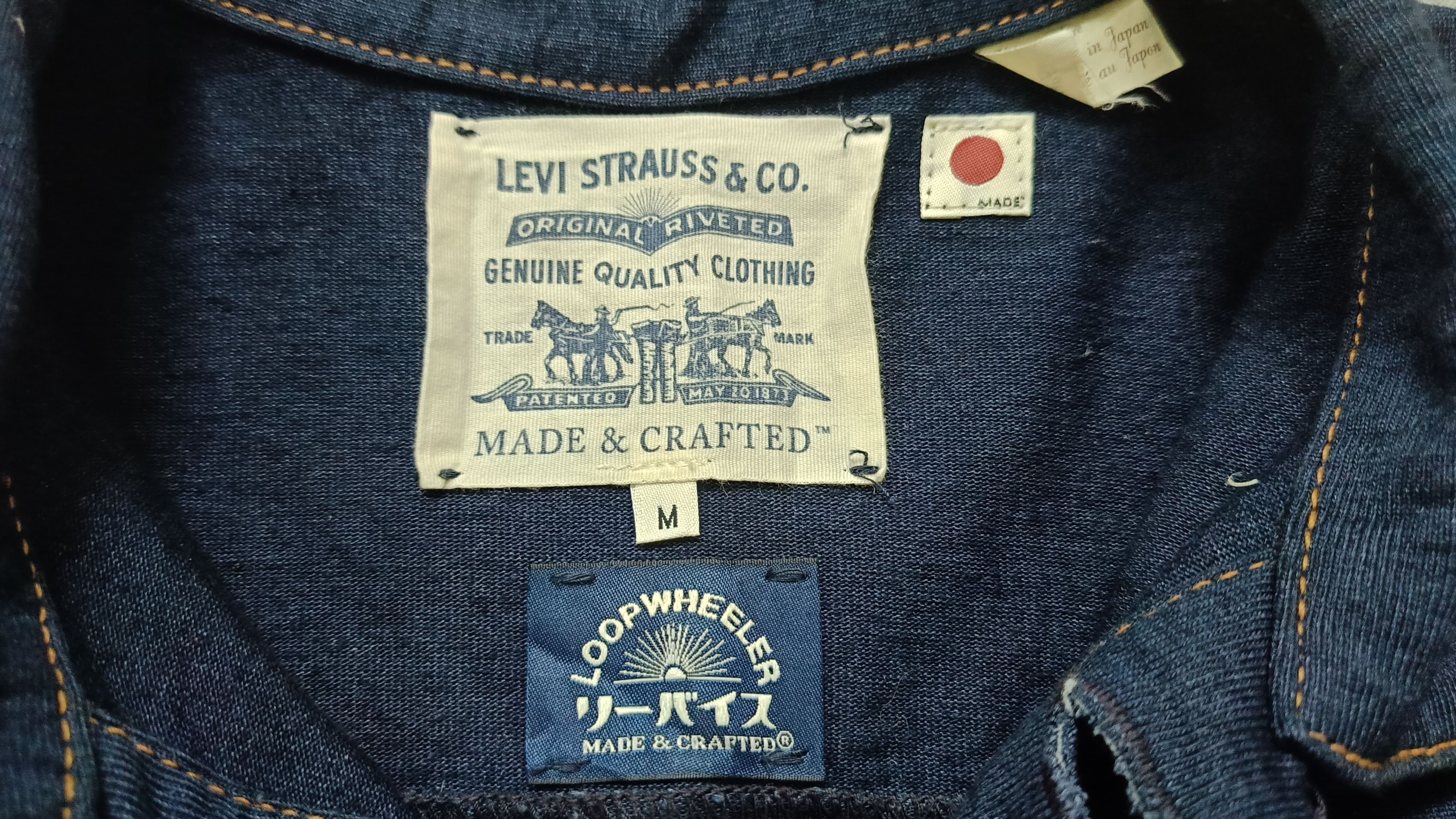 Levi's 🔥🔥 Rare Levi's Jacket X Loop Wheeler Jeans Size US M / EU 48-50 / 2 - 3 Thumbnail