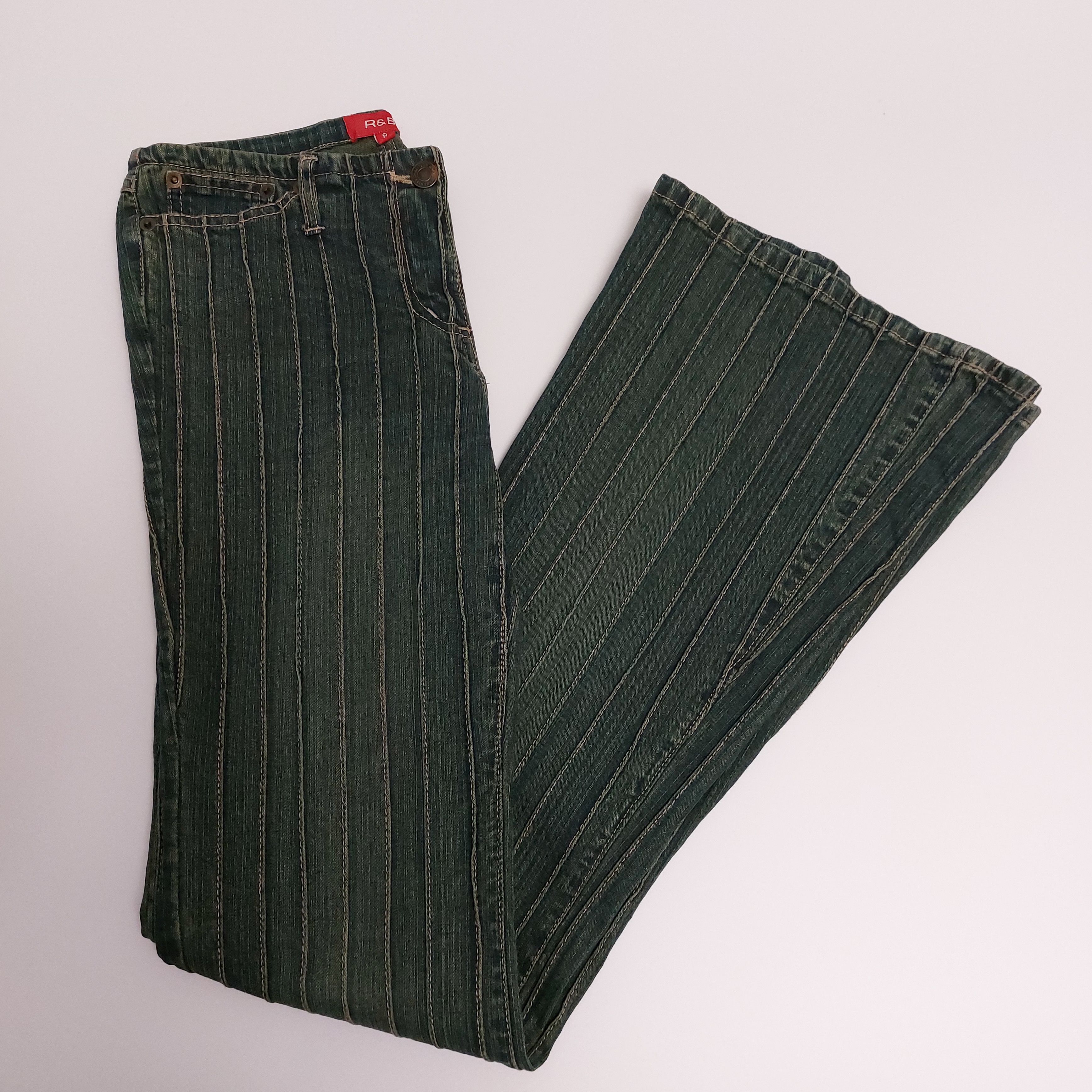 Vintage Vintage 90s y2k flared jeans Size 25" / US 0 / IT 36 - 9 Thumbnail