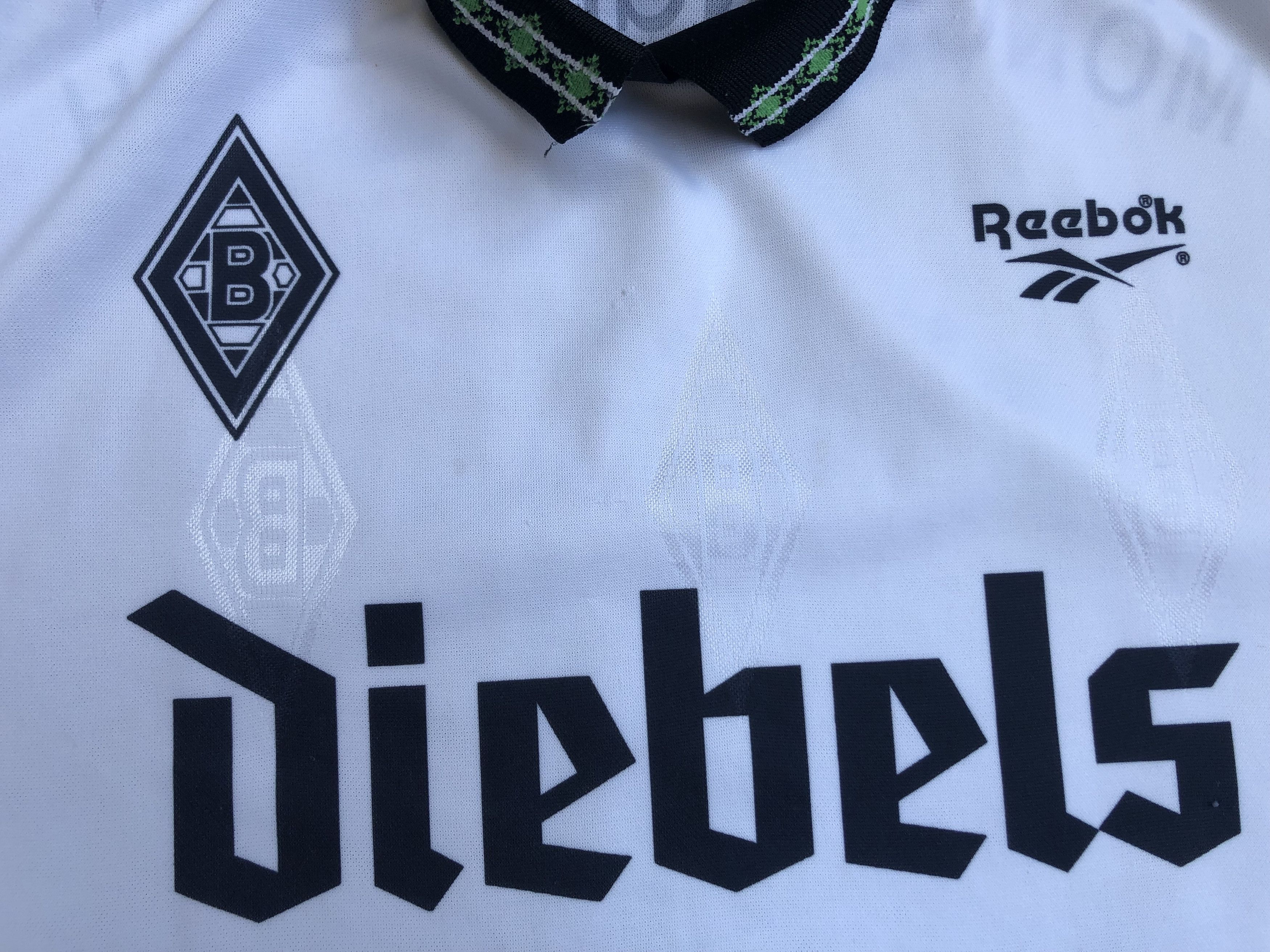 Reebok Borussia Mönchengladbach Home football shirt 1995-1996 Size US XXL / EU 58 / 5 - 7 Thumbnail