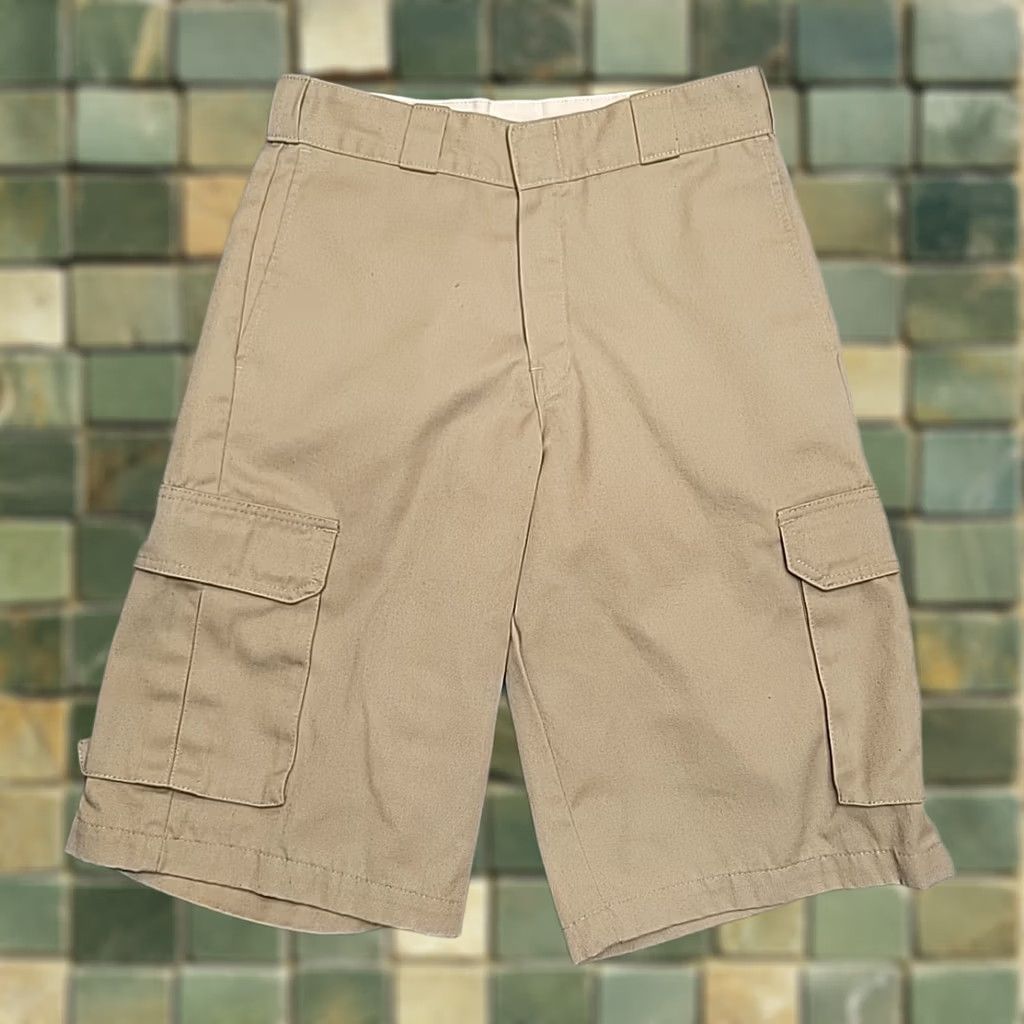 Dickies Dickies Shorts Mens 30x12 Khaki Beige Cargo Flat Front Chino Outdoor Casual Men Regular Size US 30 / EU 46 - 1 Thumbnail
