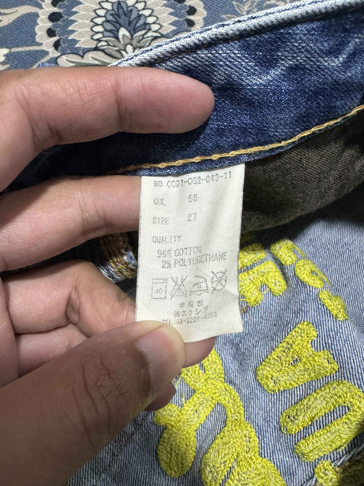 Beauty Beast × Japanese Brand Japanese Brand Co & Lu Embroider Distressed Jeans Hysteric Size US 32 / EU 48 - 11 Thumbnail