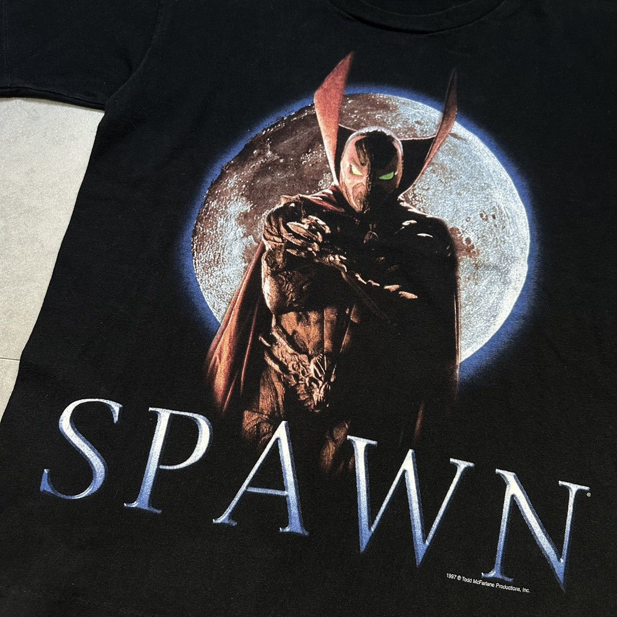 Vintage 1997 Spawn Movie Todd Mcfarlane Image Comic Graphic Tee Size L / US 10 / IT 46 - 2 Thumbnail