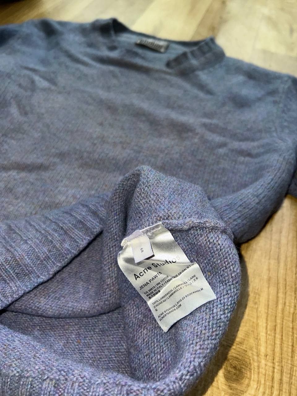 Acne Studios Acne Studios Wool Cashmere Knit Orange Luxury Casual Rare Size US S / EU 44-46 / 1 - 5 Thumbnail