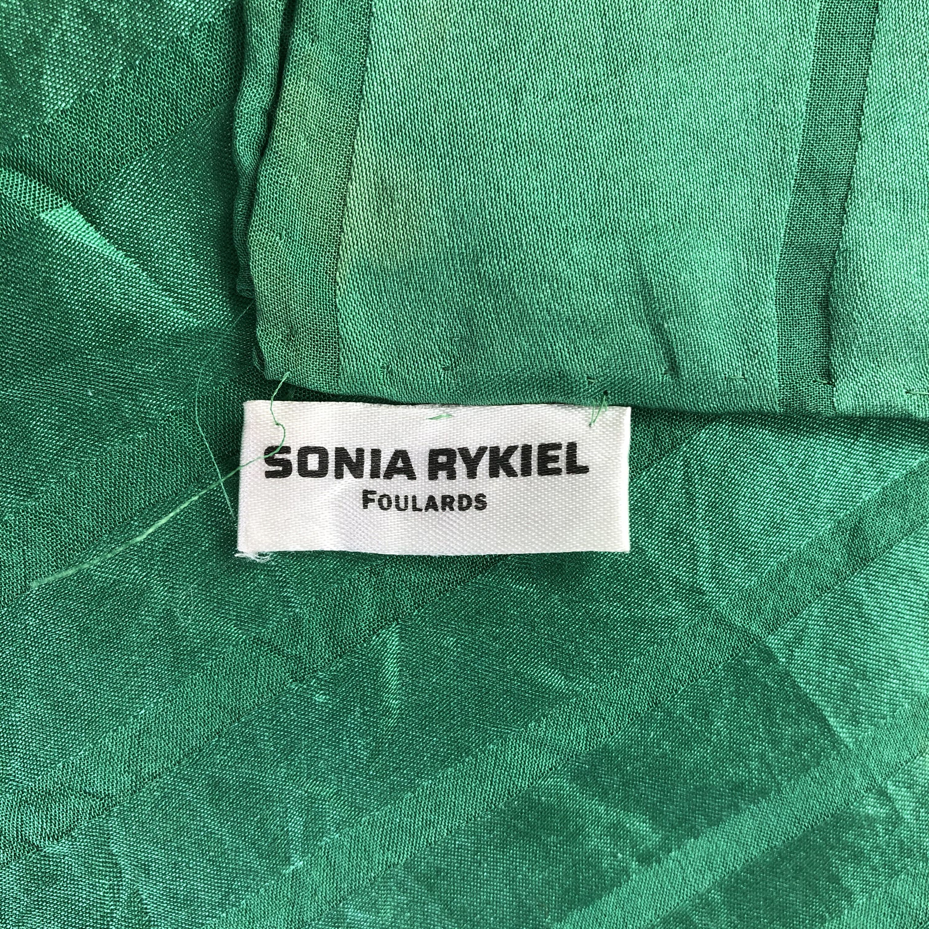 Sonia Rykiel × Vintage Vintage Sonia Rykiel Silk Scarf Size ONE SIZE - 6 Thumbnail