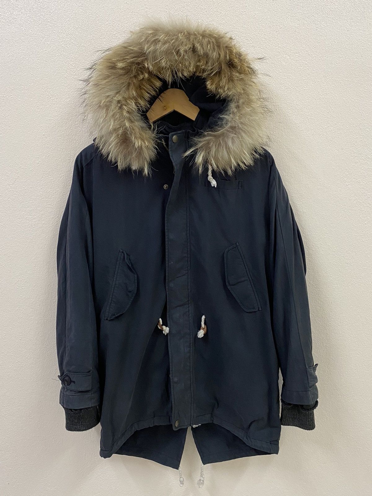 Japanese Brand Ebonyivory Fur Parka Jacket LGB Style Size US L / EU 52-54 / 3 - 1 Thumbnail