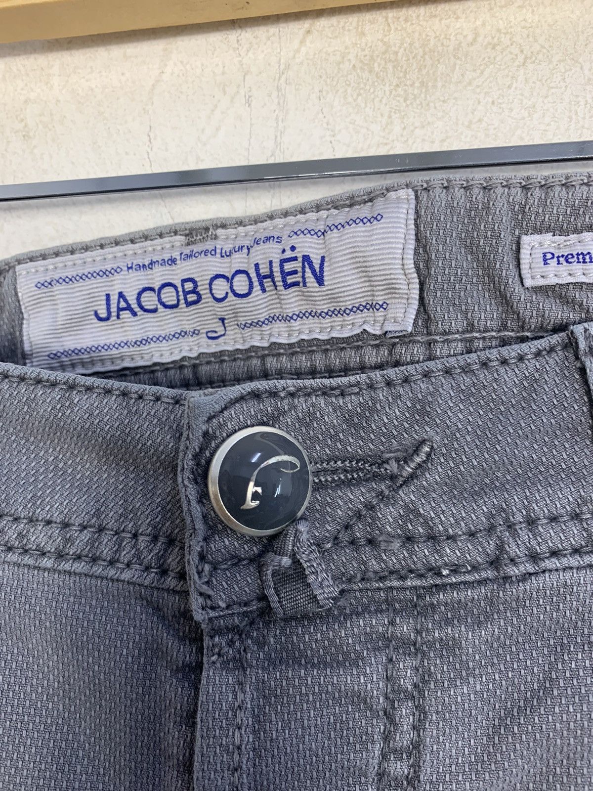 Jacob Cohen Jacob Cohen Italy Handmade Luxury Grey Jeans Straight Cut Size US 30 / EU 46 - 5 Thumbnail