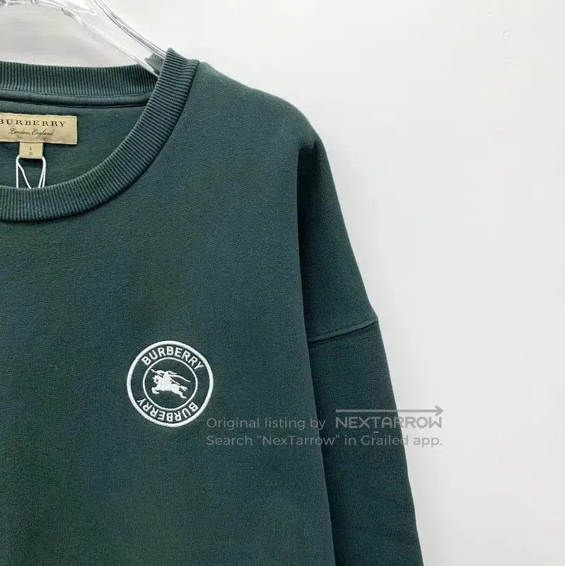Burberry Burberry Men's Dark Green Cotton Sweatshirt. Size US L / EU 52-54 / 3 - 3 Thumbnail