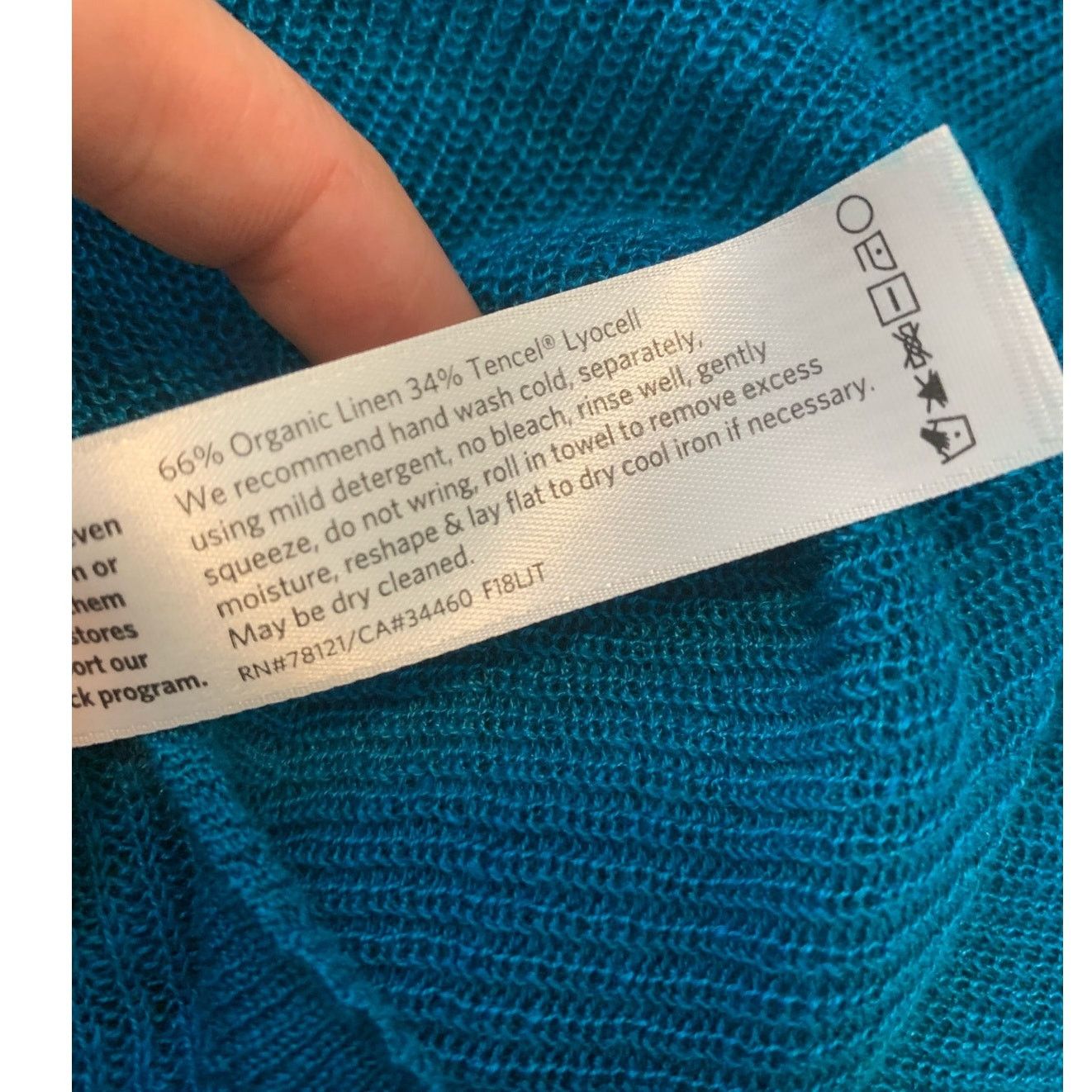 Eileen Fisher Eileen Fisher teal lightweight V neck sweater Size S Size S / US 4 / IT 40 - 4 Thumbnail